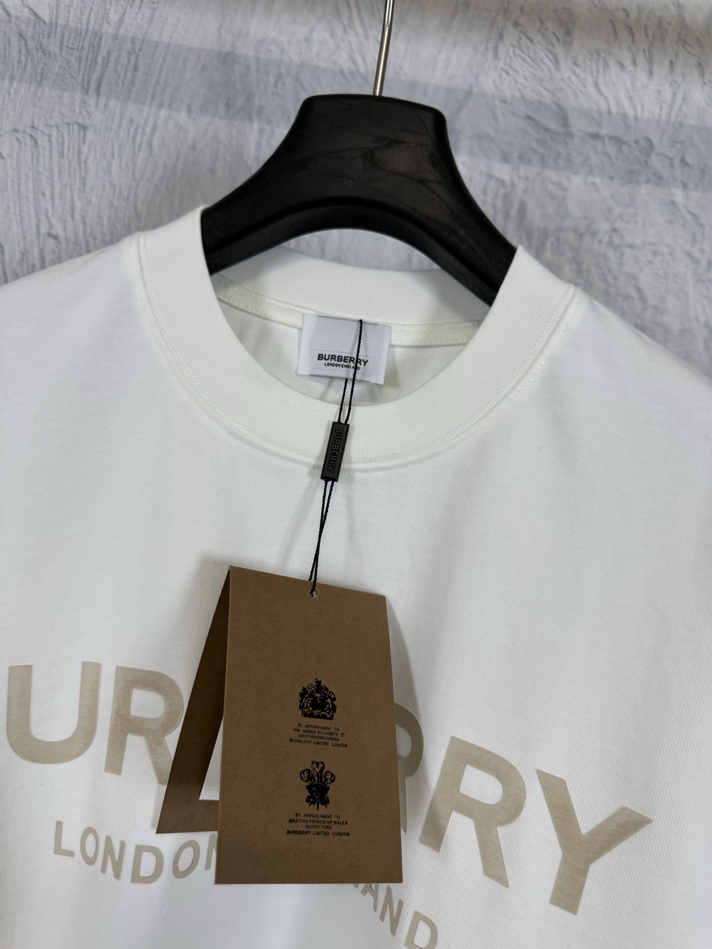 Burberry BURBERRY 巴宝莉 26ss 字母印花重磅短袖T恤