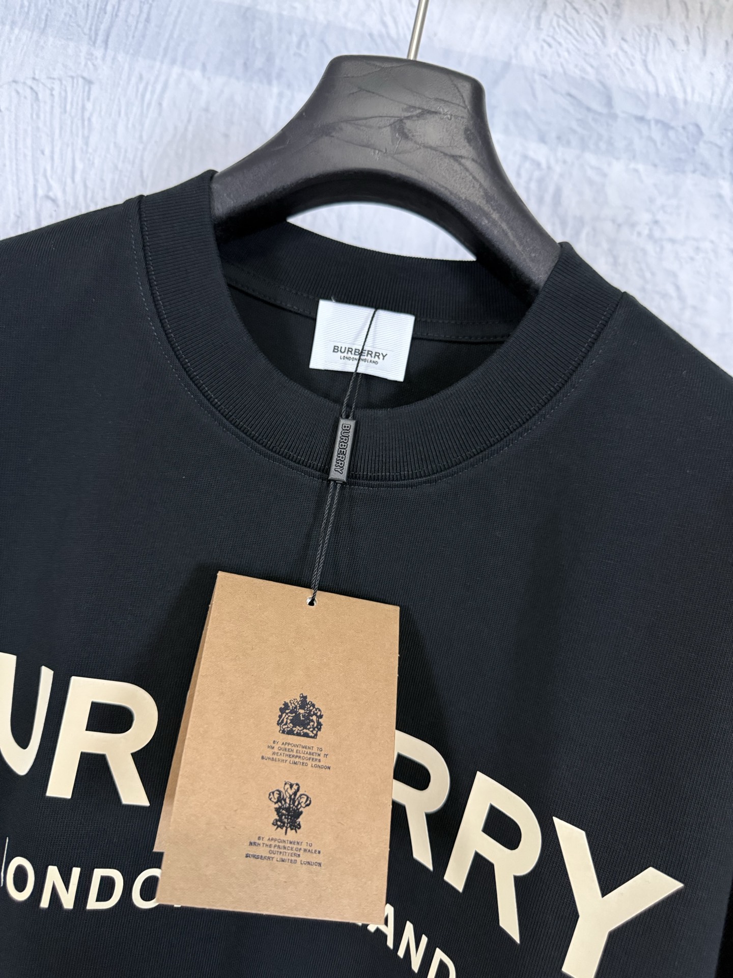 Burberry BURBERRY 巴宝莉 26ss 字母印花重磅短袖T恤