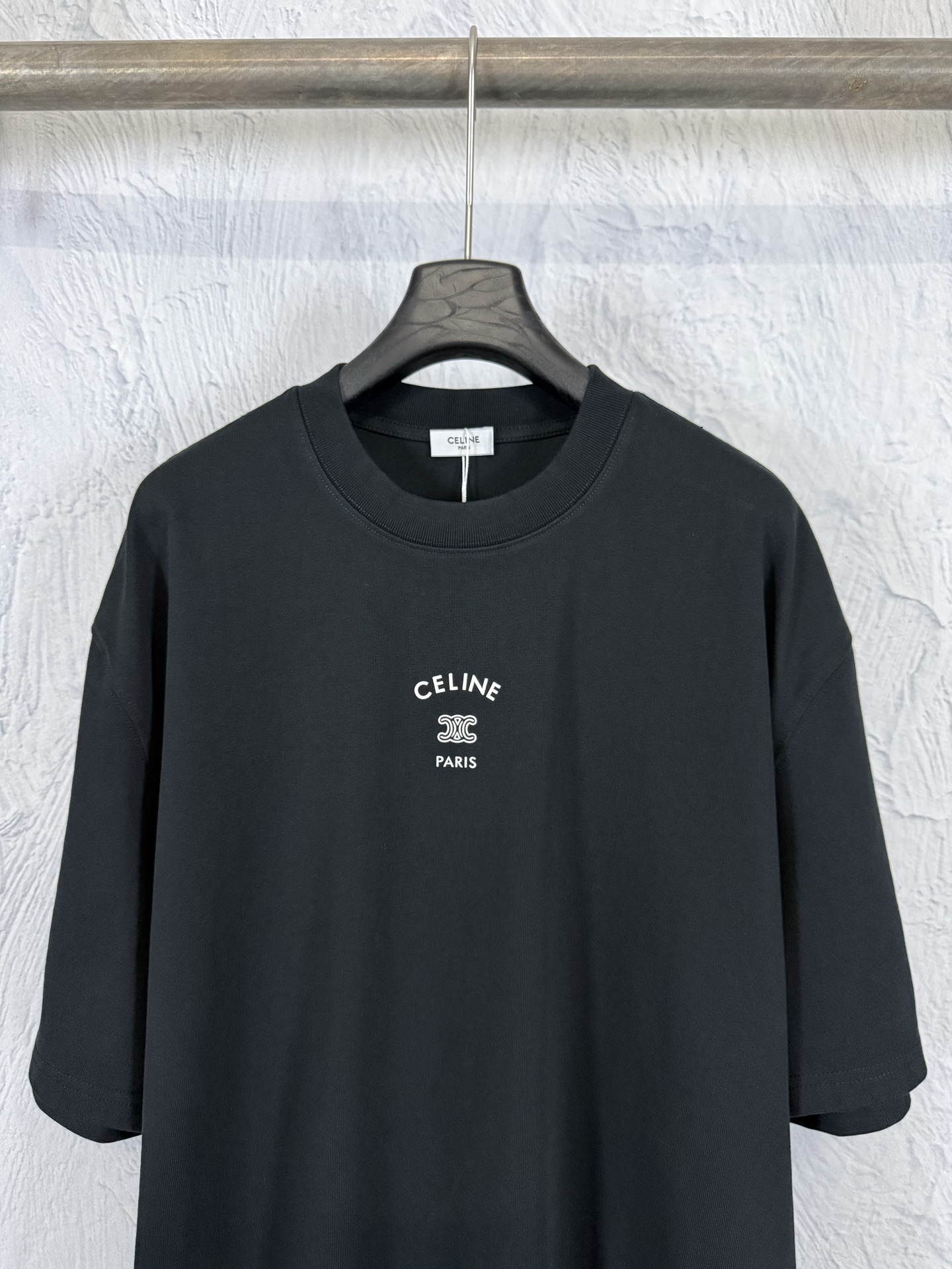Celine CELINE 思琳 26ss logo印花重磅短袖T恤