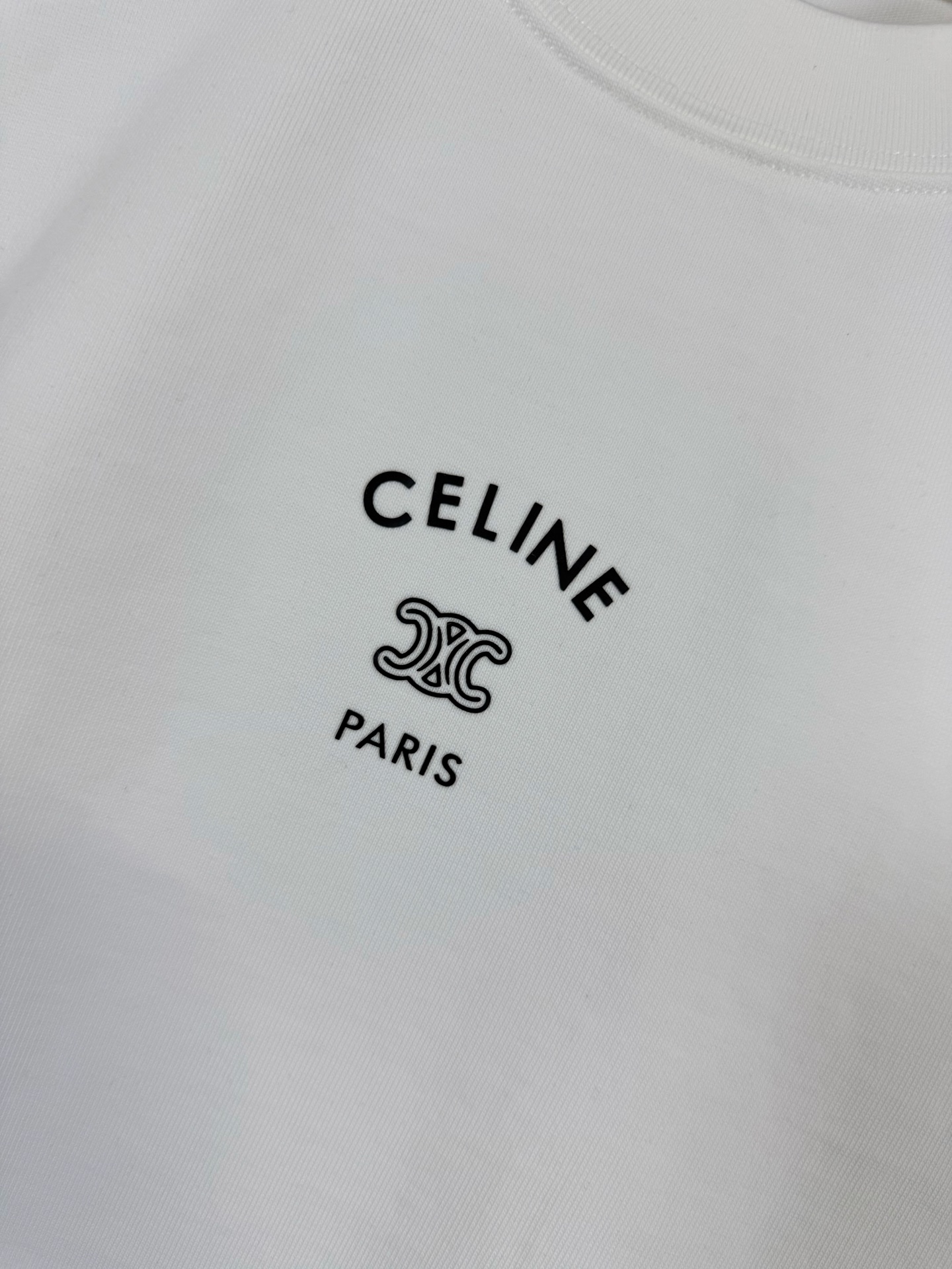 Celine CELINE 思琳 26ss logo印花重磅短袖T恤