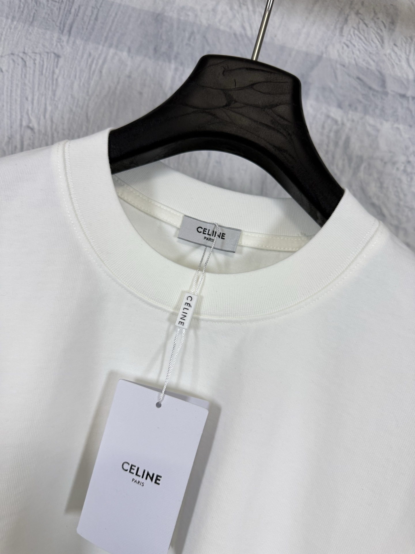 Celine CELINE 思琳 26ss logo印花重磅短袖T恤