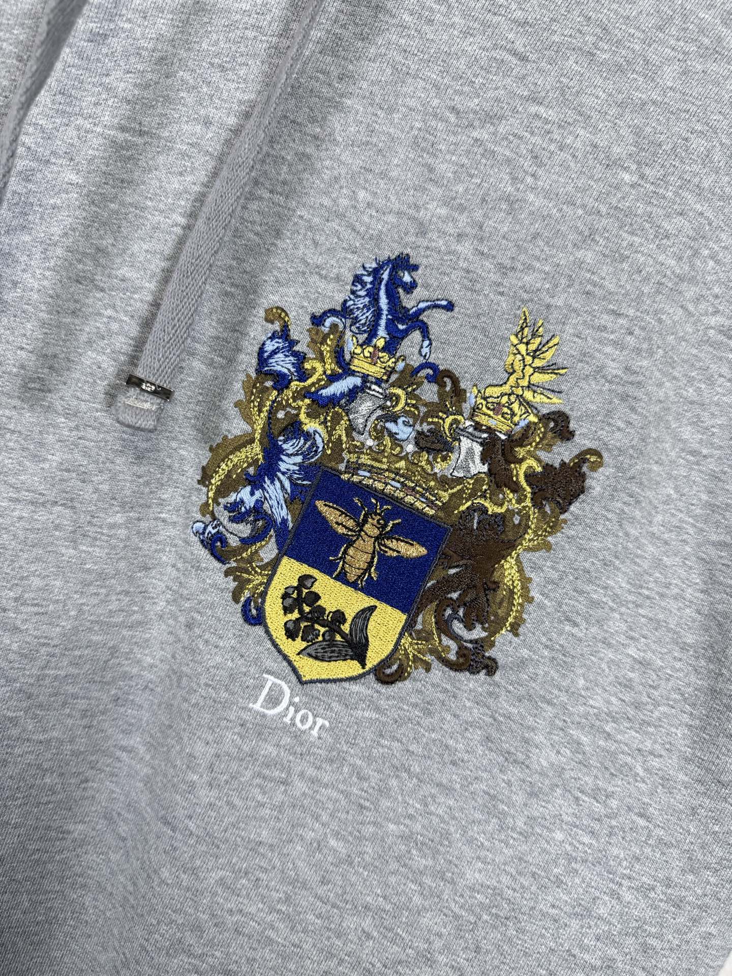 Dior Crest Bee Embroidery Hoodie