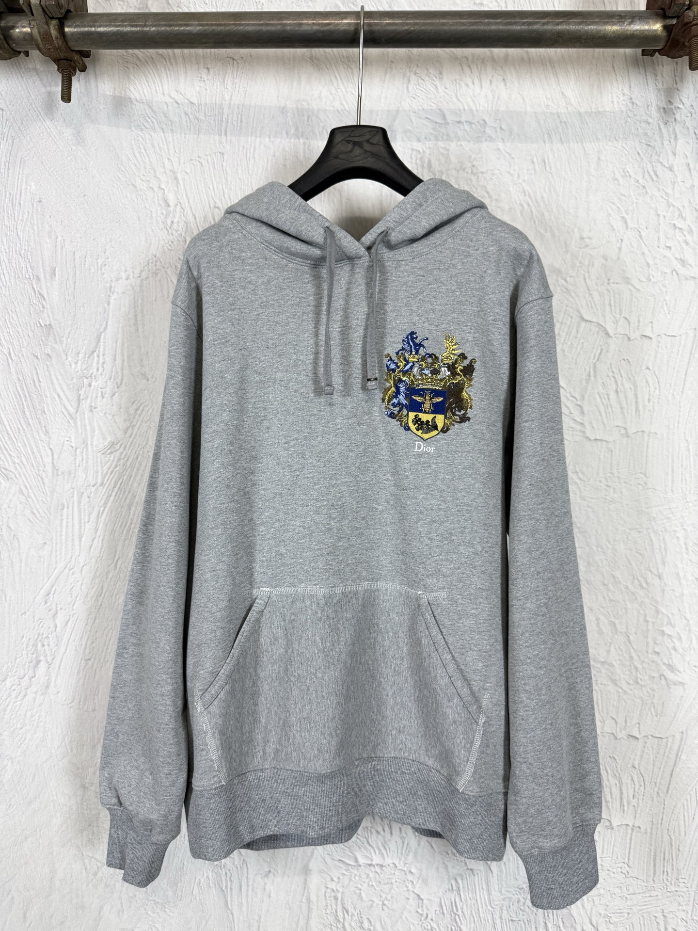 Dior Crest Bee Embroidery Hoodie