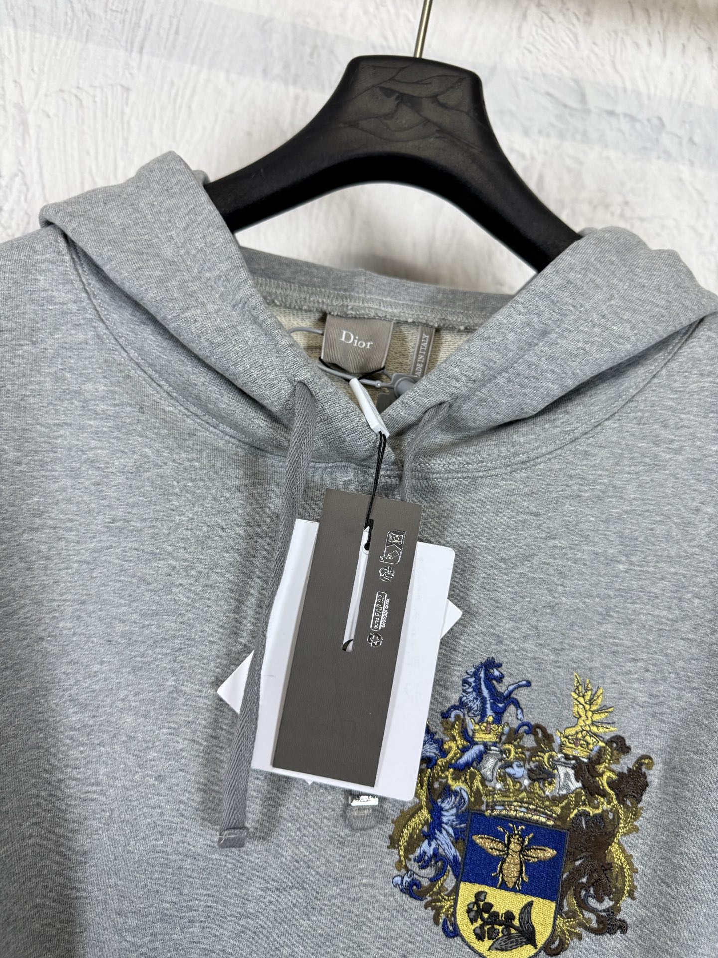 Dior Crest Bee Embroidery Hoodie
