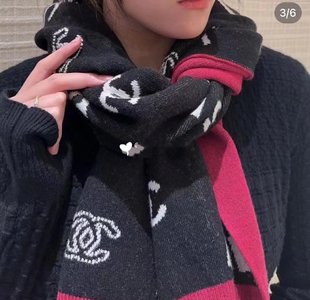 Chanel Scarf Cashmere Knitting Spring Collection