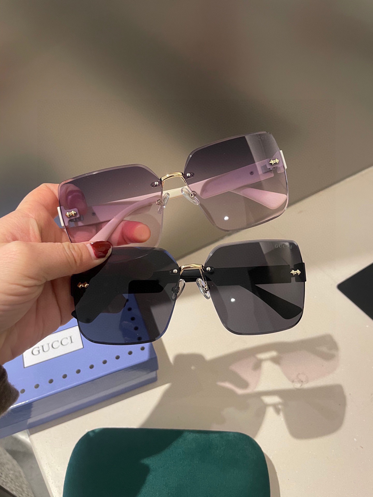 Gucci Gafas de sol Morado