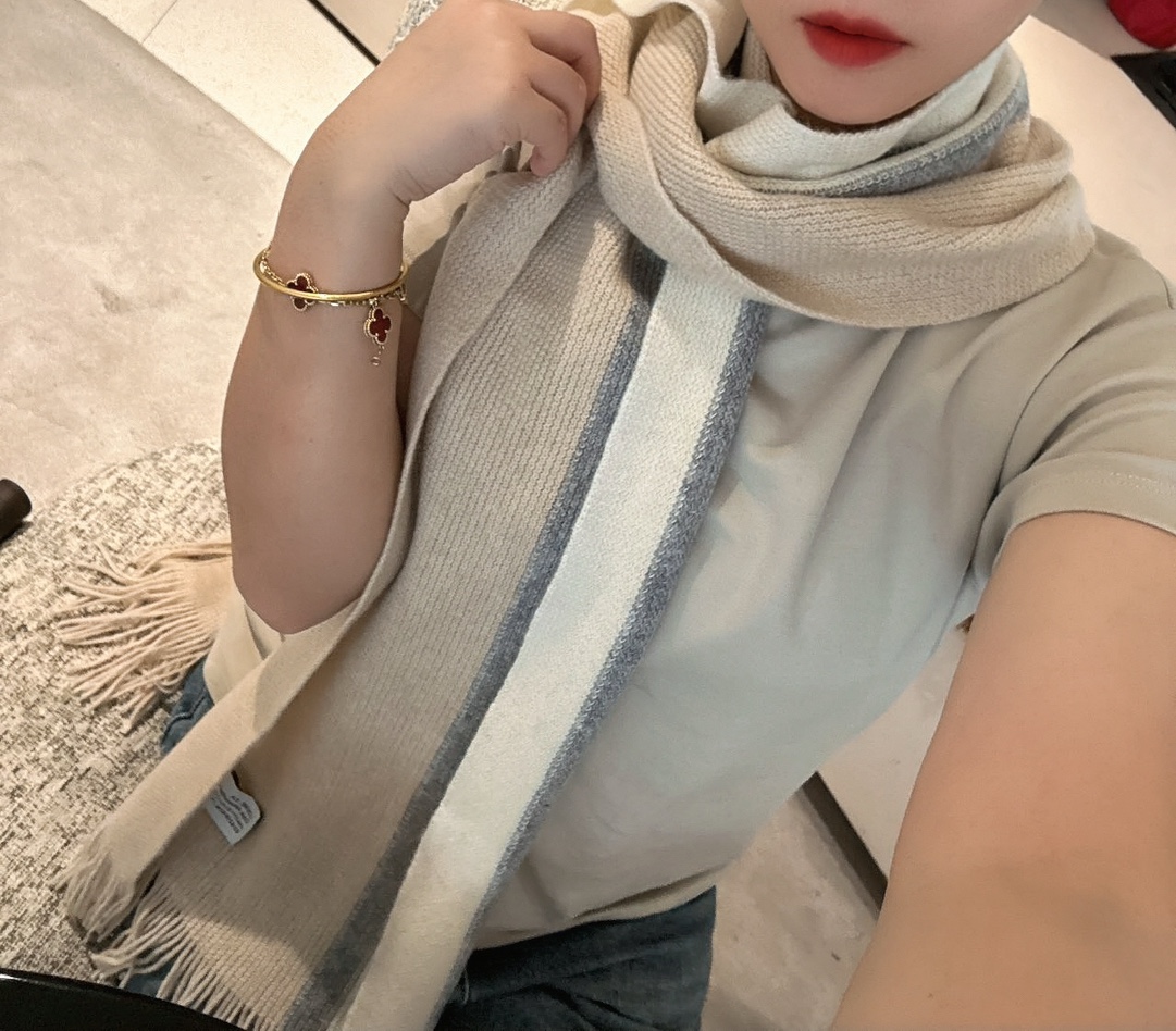 Quality Replica
 Loewe Scarf Men Cashmere Knitting Casual