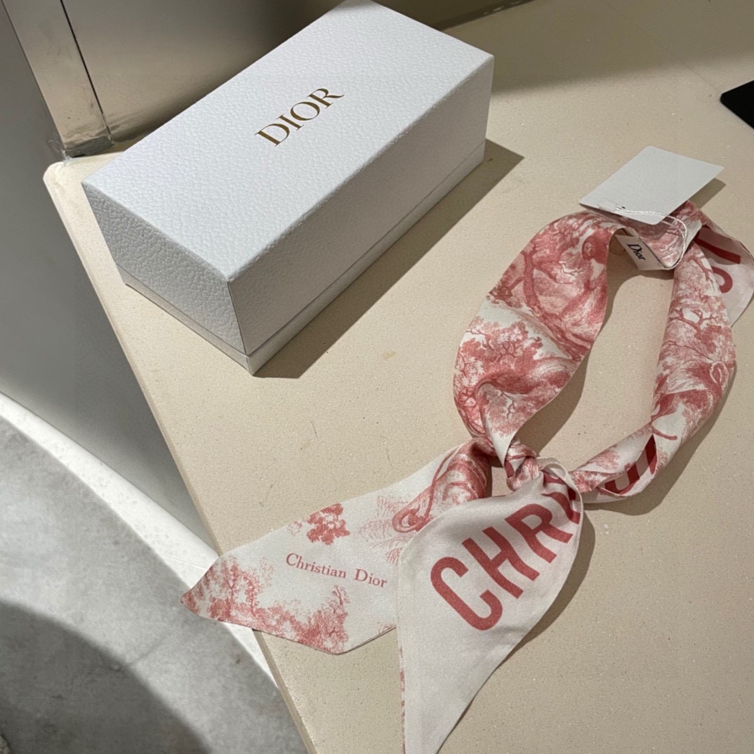 😈DIOR小飘带 原单品质❤发带 包带 小领结 7*120cmDIOR小飘带 原单品质🥰发带 包带 小领