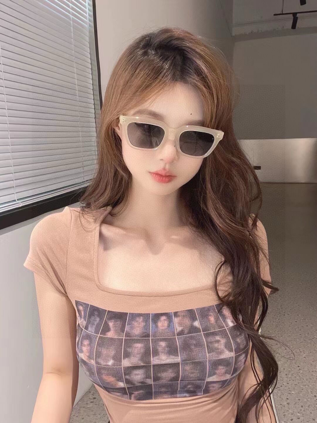 NO:247961,GM MUSEE Liu Yuning's same sunglasses Korean style trend guide [Fireworks] Polymer TR frame mirror Good flexibility, light and comfortable, HD polarized lens, clearer vision [celebration] yyds glasses sunglasses, glasses19860909GM MUSEE 刘宇宁同款墨镜 韩版潮流引导者 [烟花]高分子TR框镜 柔韧性好 轻便舒适 高清偏光镜片 视线更清晰[庆祝] yyds眼镜墨镜太阳镜,眼镜,glasses