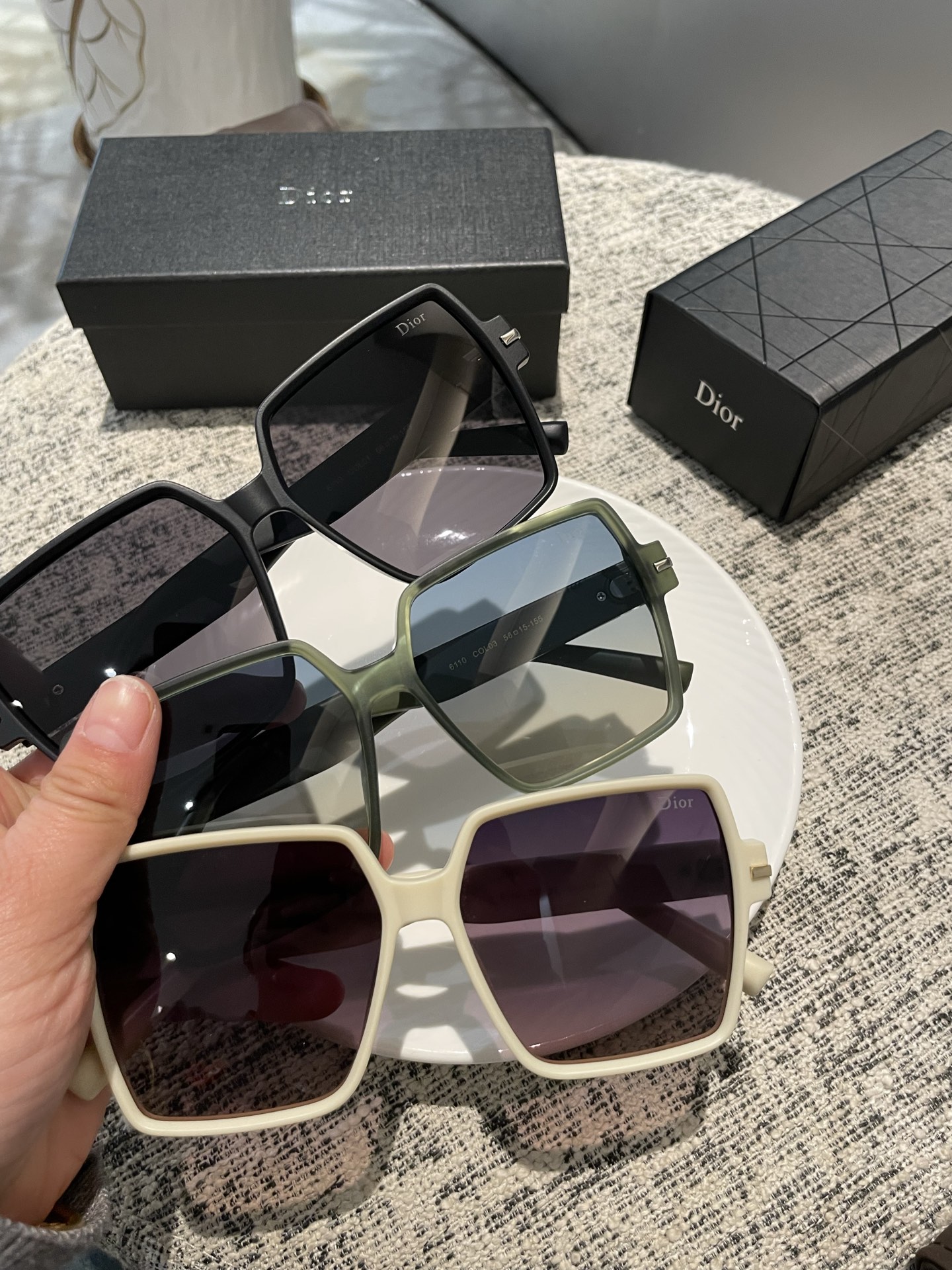 PCD大框偏光墨镜 🕶️达人街拍示范搭配 时尚潮流（6110）