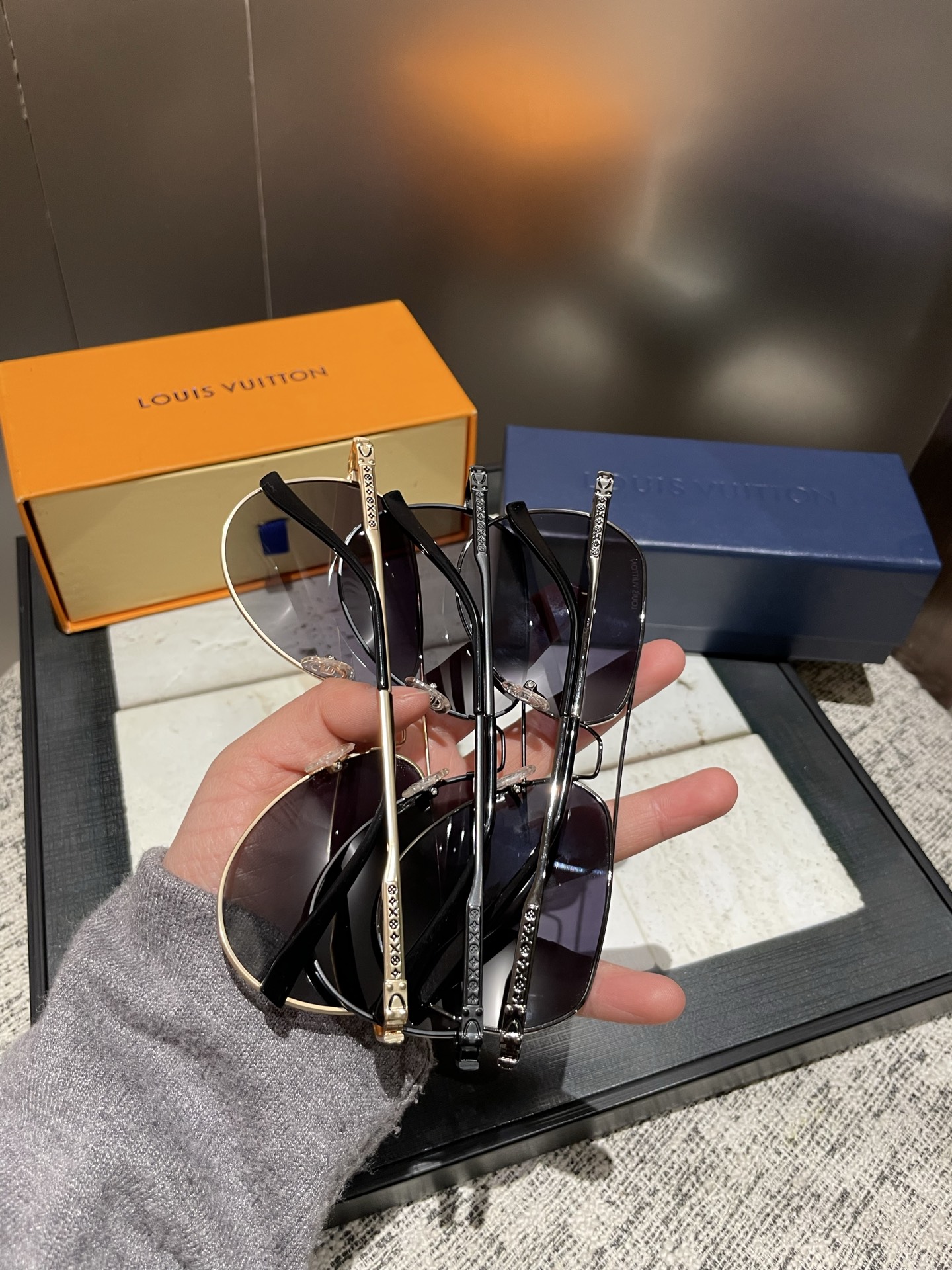 PL家男士墨镜🕶️高清偏光镜片🕶️ 🎉不锈钢镜框 IP真空电镀 有效防汗液腐蚀 大牌风范（6031） 