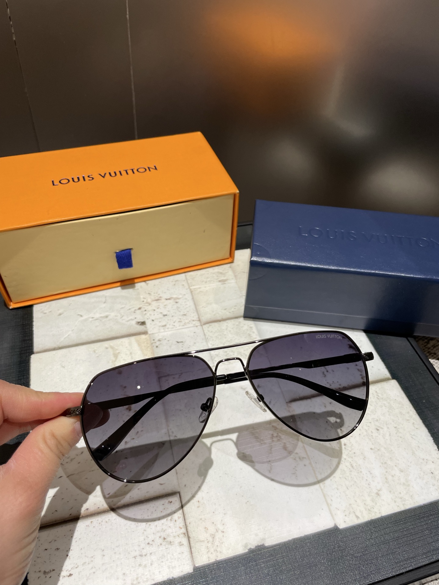 PL家男士墨镜🕶️高清偏光镜片🕶️ 🎉不锈钢镜框 IP真空电镀 有效防汗液腐蚀 大牌风范（6031） 