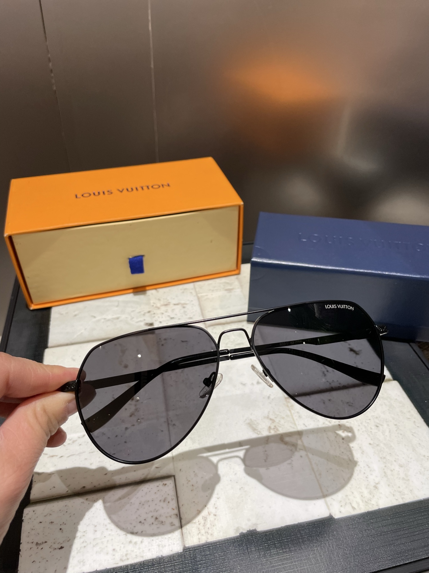 PL家男士墨镜🕶️高清偏光镜片🕶️ 🎉不锈钢镜框 IP真空电镀 有效防汗液腐蚀 大牌风范（6031） 