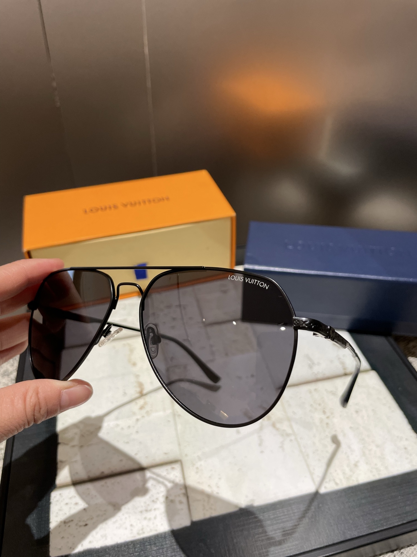 PL家男士墨镜🕶️高清偏光镜片🕶️ 🎉不锈钢镜框 IP真空电镀 有效防汗液腐蚀 大牌风范（6031） 