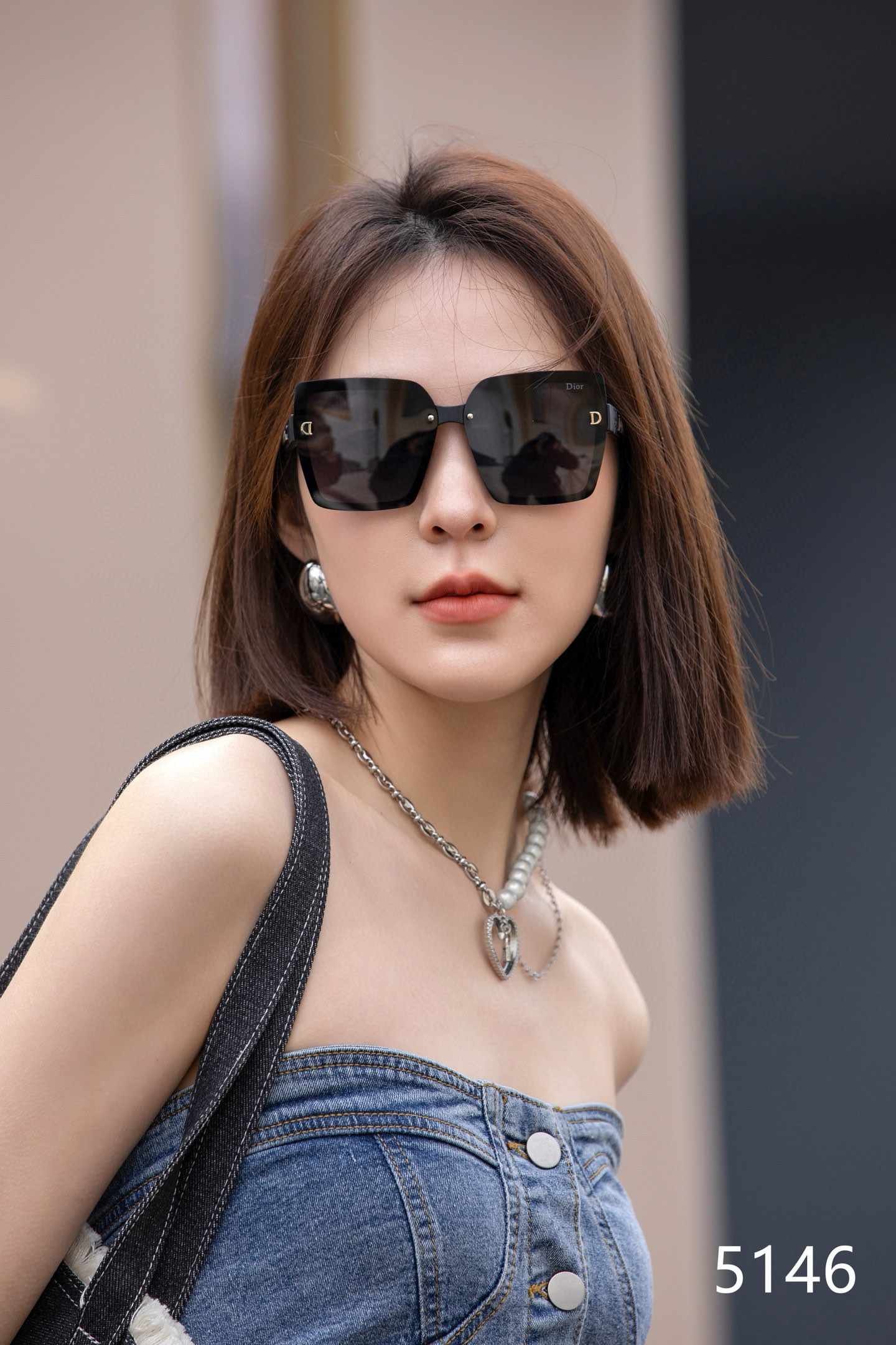NO:251051,CD large frame polarized sunglasses, a must-have match for street photography of internet celebrities [celebrating] Fashion trend (5146) glasses, sunglasses, glasses19860909CD大框偏光墨镜 网红达人街拍必备搭配 [庆祝]时尚潮流（5146）眼镜墨镜太阳镜,眼镜,glasses