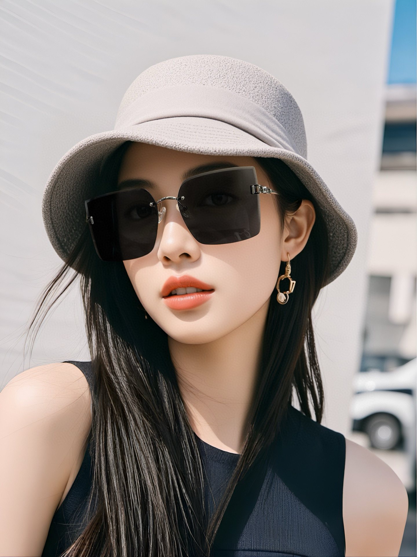 NO:356117,LV women's sunglasses HD nylon film classic four-leaf clover elements retro style live broadcast model (6129) glasses sunglasses sunglasses, glasses, louis vuitton19860909LV女士墨镜 高清尼龙片 经典四叶草元素复古风 直播款（6129）眼镜墨镜太阳镜,眼镜,louis vuitton,glasses