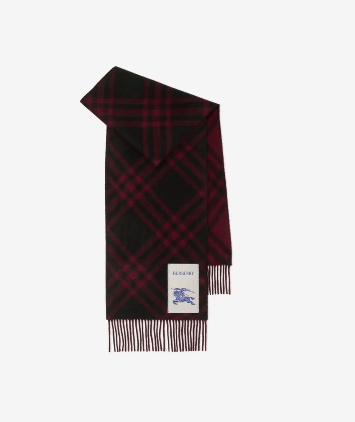 Burberry 100% 双面山羊绒材质 非常保暖 柔软亲肤