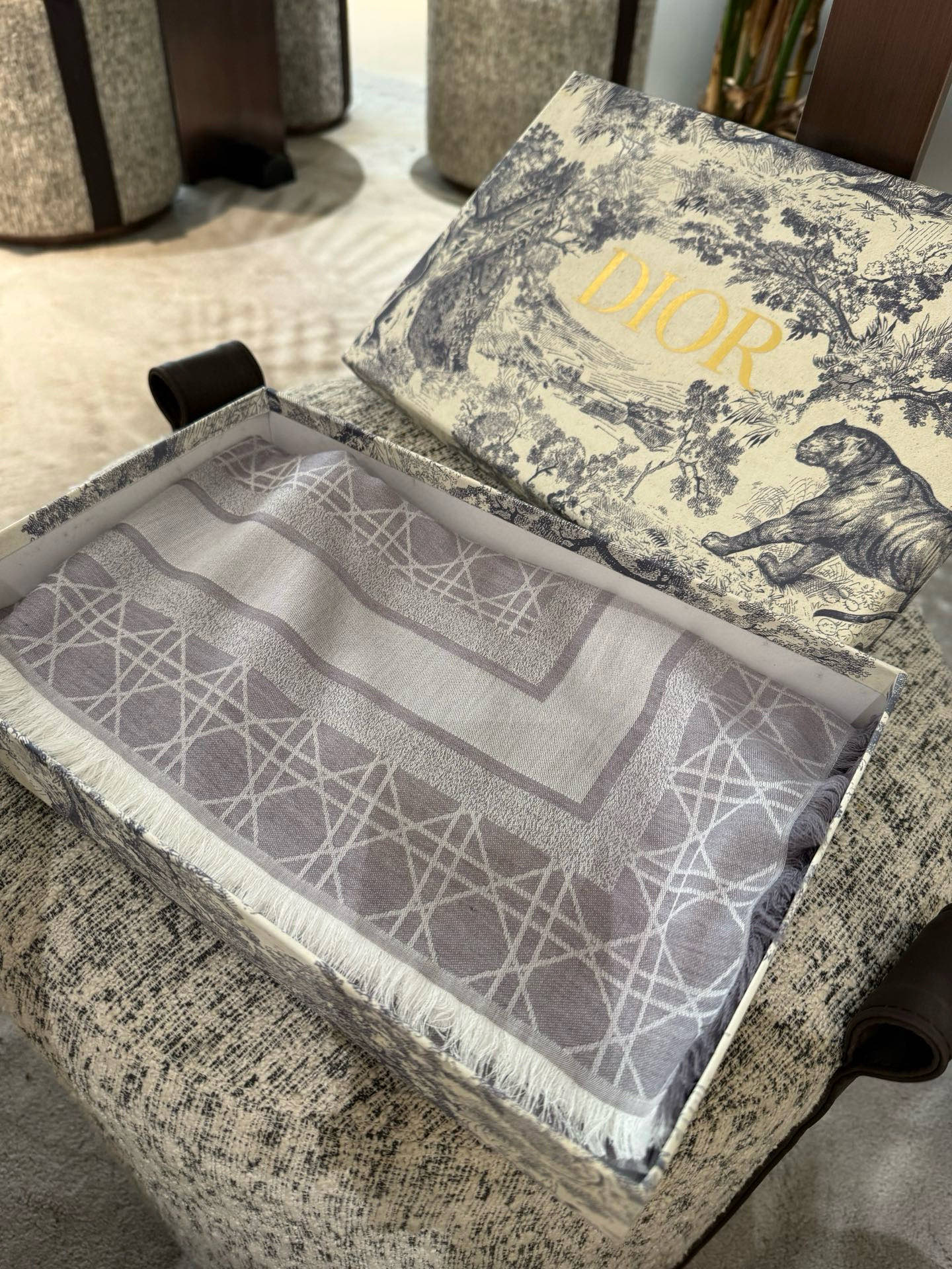 P高段位！是Dior的女人！经典藤格纹新演绎！！】实物有被惊艳到！！Dior今年25秋冬新出的Canna