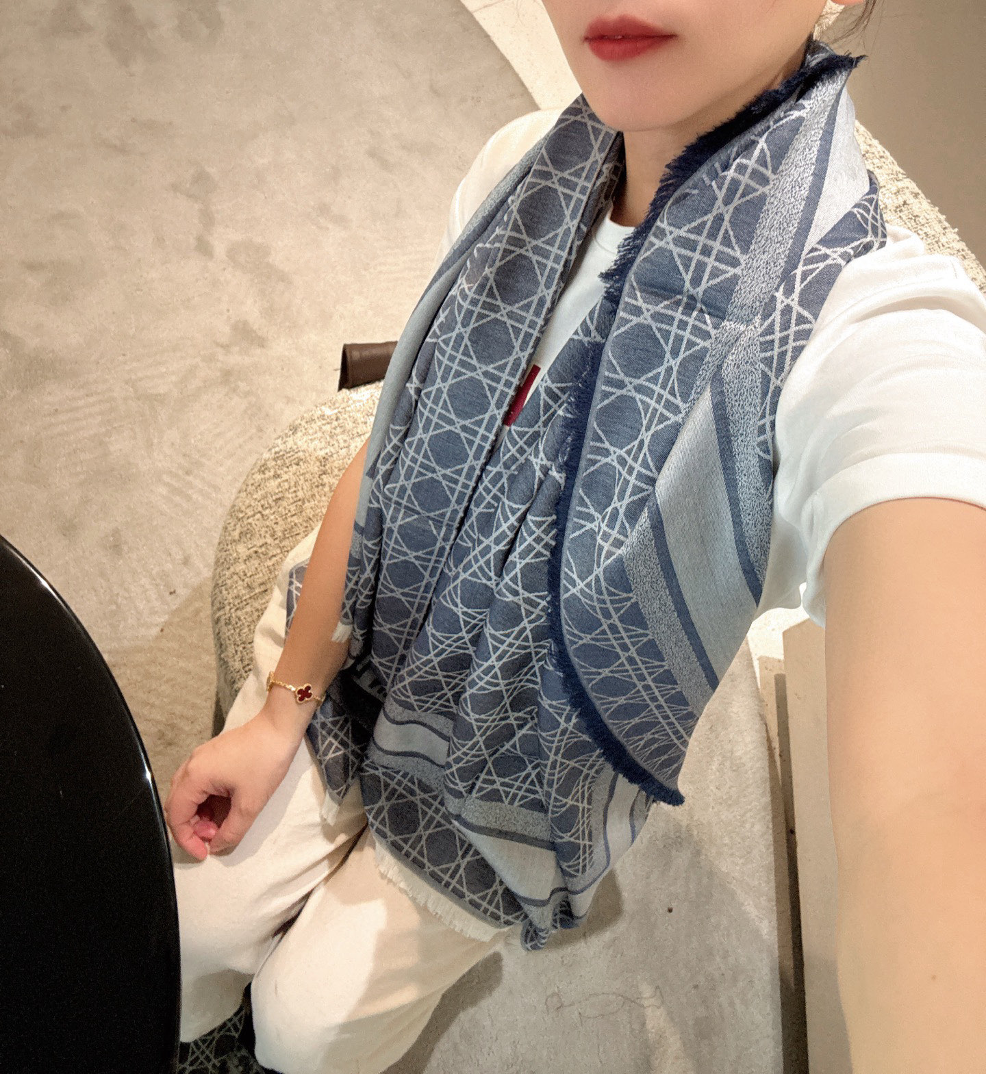 P高段位！是Dior的女人！经典藤格纹新演绎！！】实物有被惊艳到！！Dior今年25秋冬新出的Canna