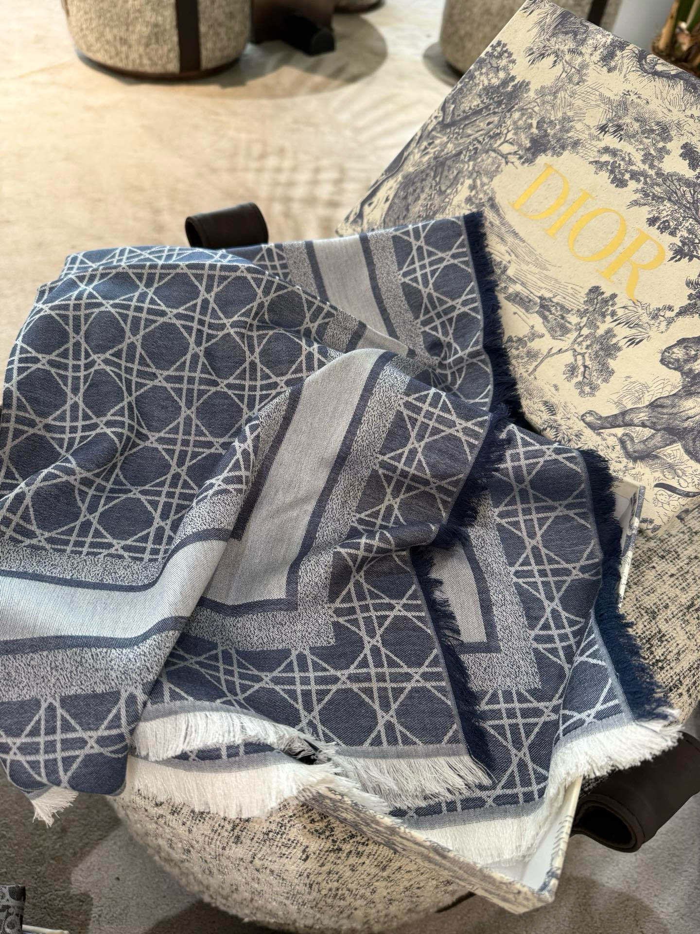 P高段位！是Dior的女人！经典藤格纹新演绎！！】实物有被惊艳到！！Dior今年25秋冬新出的Canna