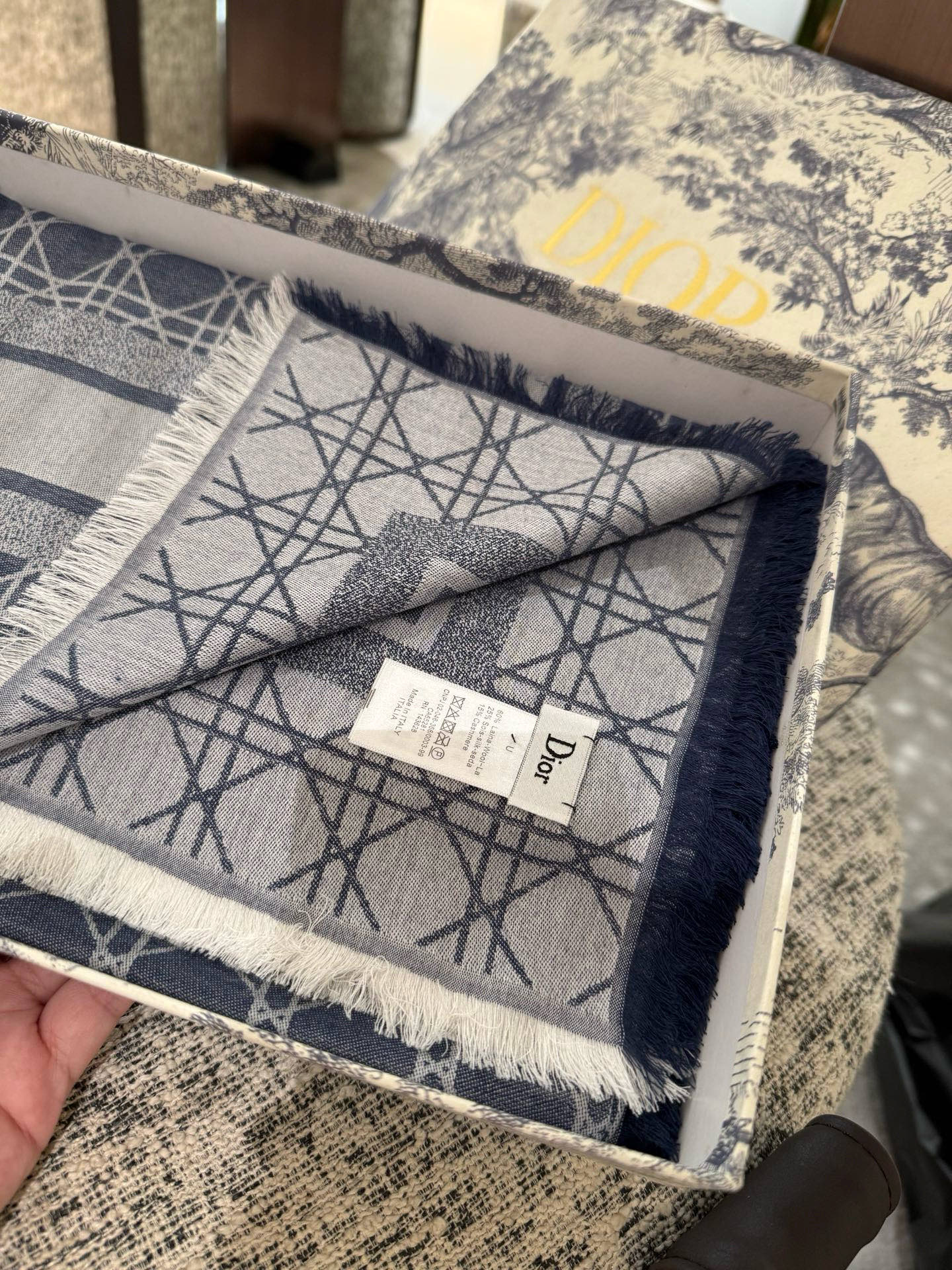 P高段位！是Dior的女人！经典藤格纹新演绎！！】实物有被惊艳到！！Dior今年25秋冬新出的Canna