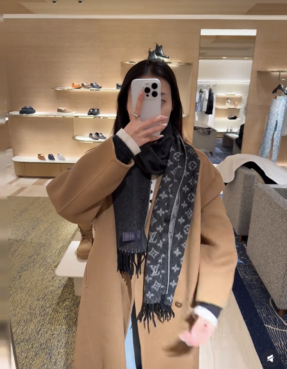 。男士 有小水波～手感也是超级好…👔👔真心赞‼️【LV渐变图案】lv渐变提花经典设计完美，若隐若现的lv