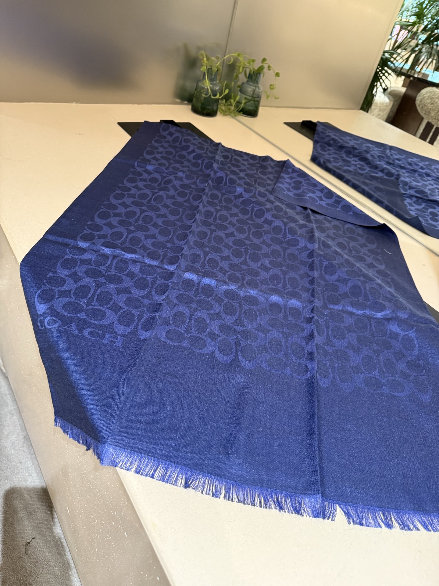 。Coach经典款围巾/大披肩。每个颜色都好看!超级舒适的款，大气奢华，中等厚度，可做披肩，办公室冷气足