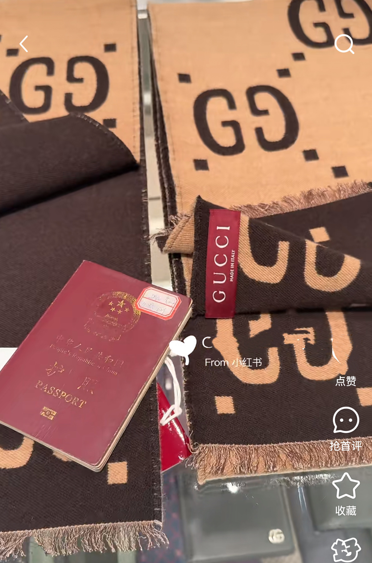 P原质量,产品升级👍👍火爆断货王系列💖😘全网最火的围巾!!火到全球Gucci专柜断货!!我们的终于来了!