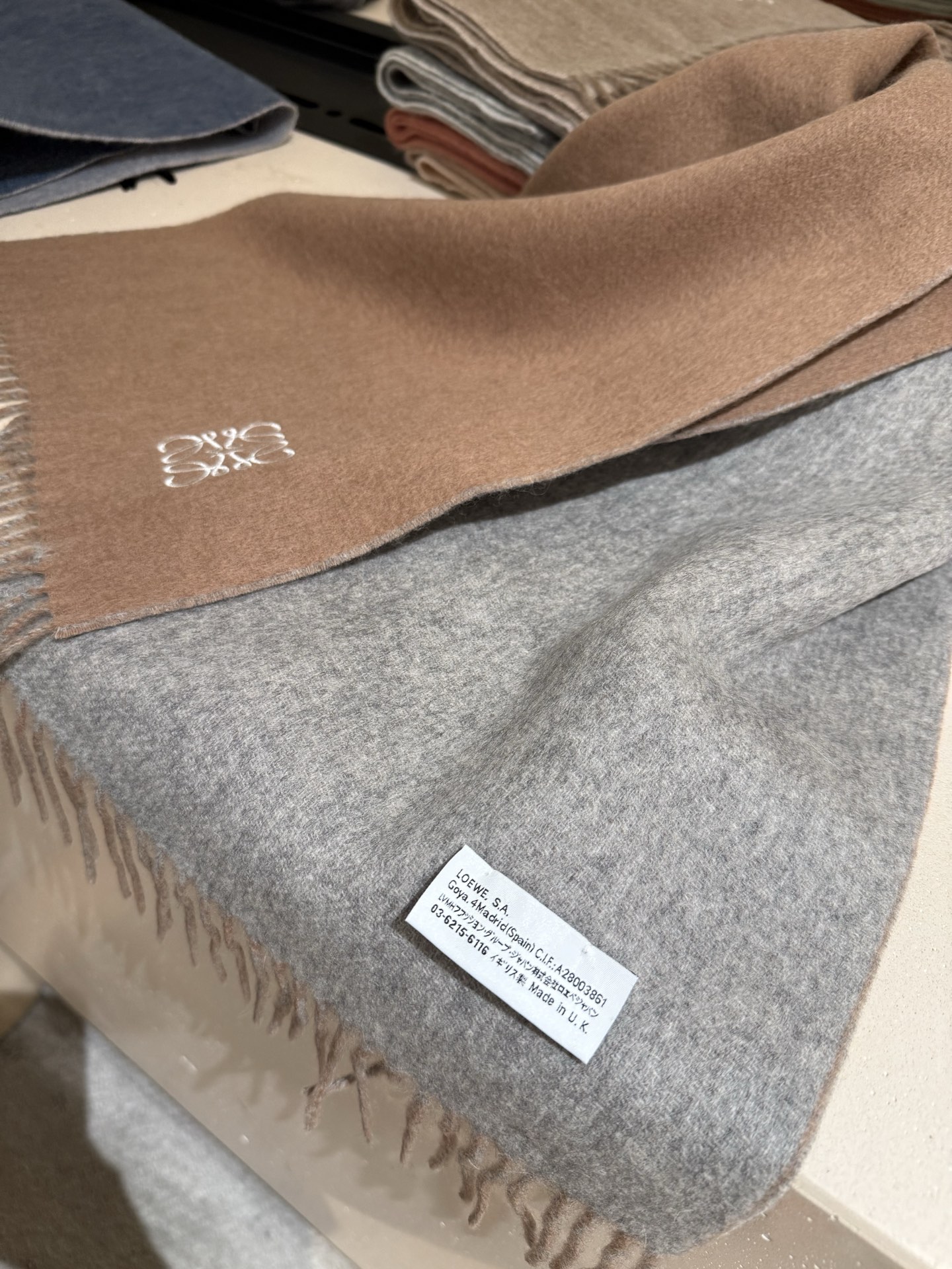 P罗意威🏖️【男女围巾】怒赞自留，难得的高端男款！家属福利！巴宝莉非常正的男士围巾~面料大爱，非常柔软细