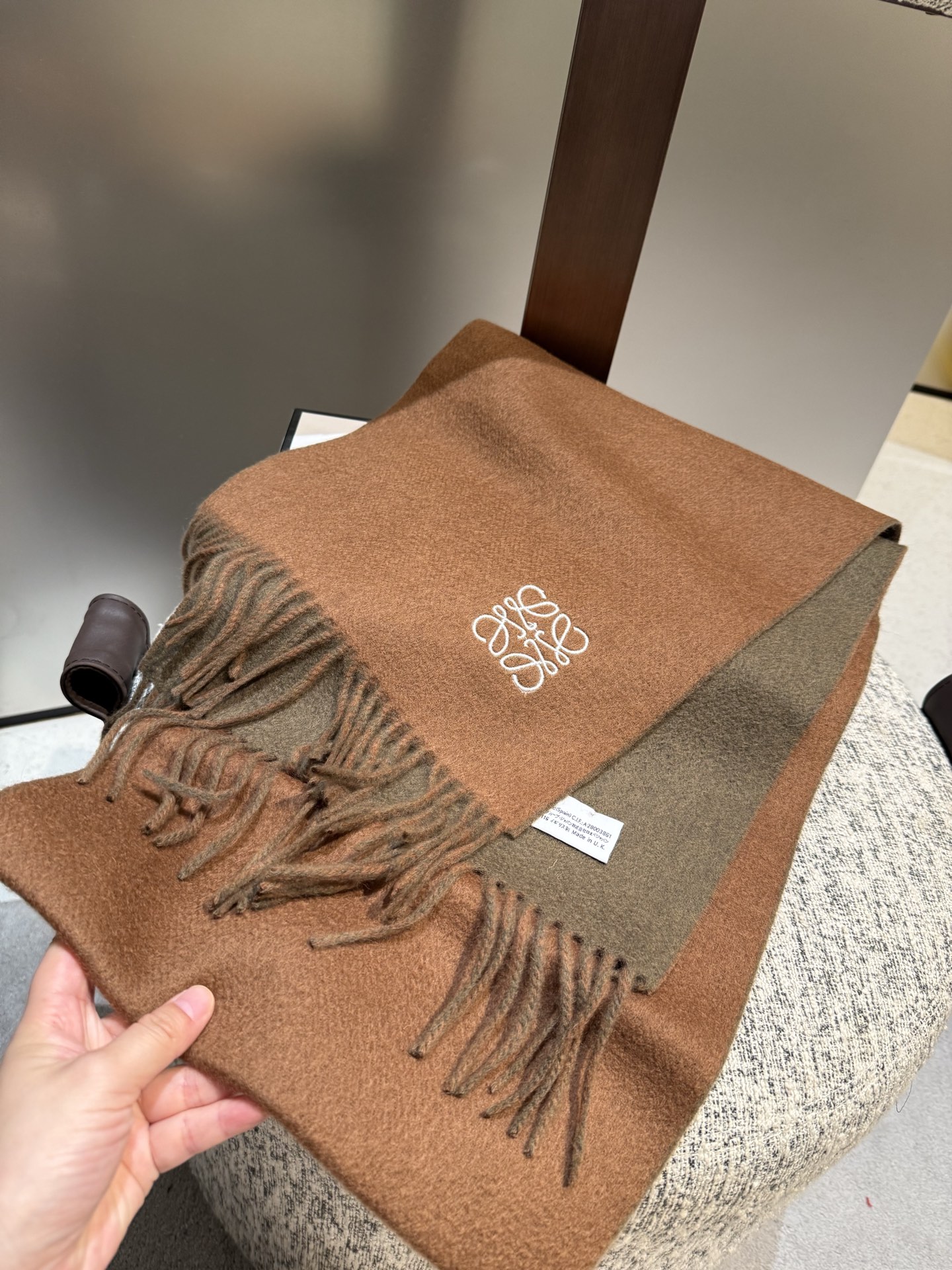 P罗意威🏖️【男女围巾】怒赞自留，难得的高端男款！家属福利！巴宝莉非常正的男士围巾~面料大爱，非常柔软细