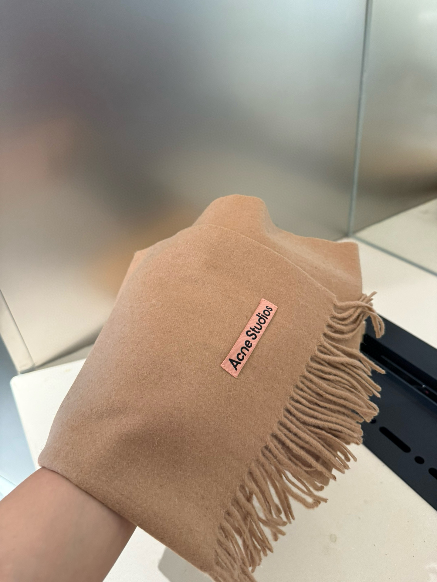 P❗️我只能说不是所有的纯色围巾都叫Acne‼️瑞典Acne Studios Apolo幼羊羔毛重磅纯色