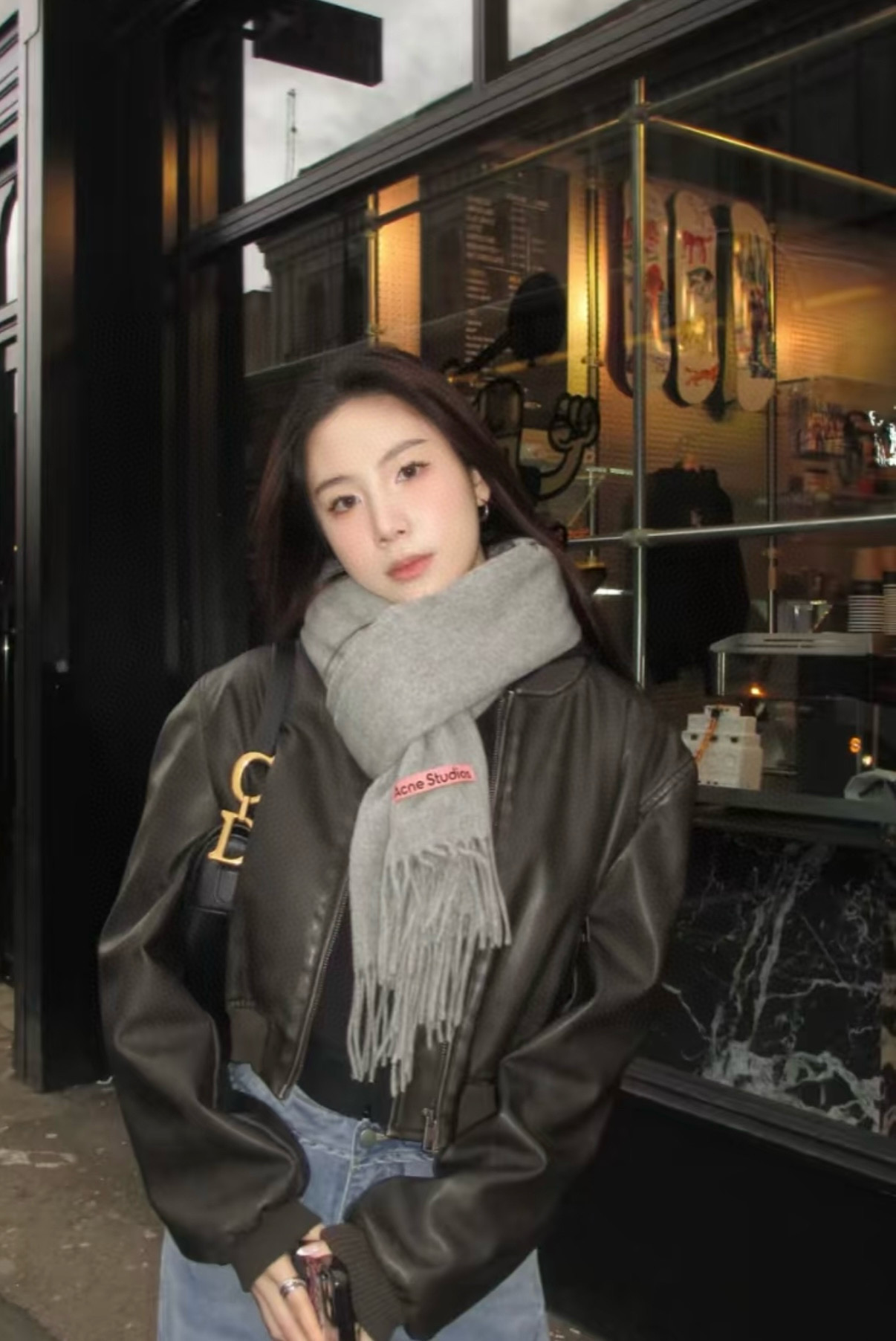 P❗️我只能说不是所有的纯色围巾都叫Acne‼️瑞典Acne Studios Apolo幼羊羔毛重磅纯色