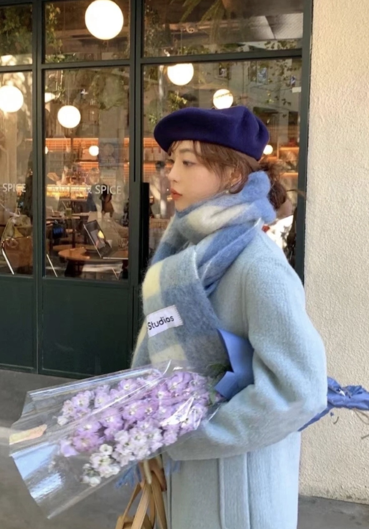 Acne Studios ACNE新款羊驼毛 马海毛彩虹围巾 斯德哥尔摩的温暖色彩 第一眼便爱上