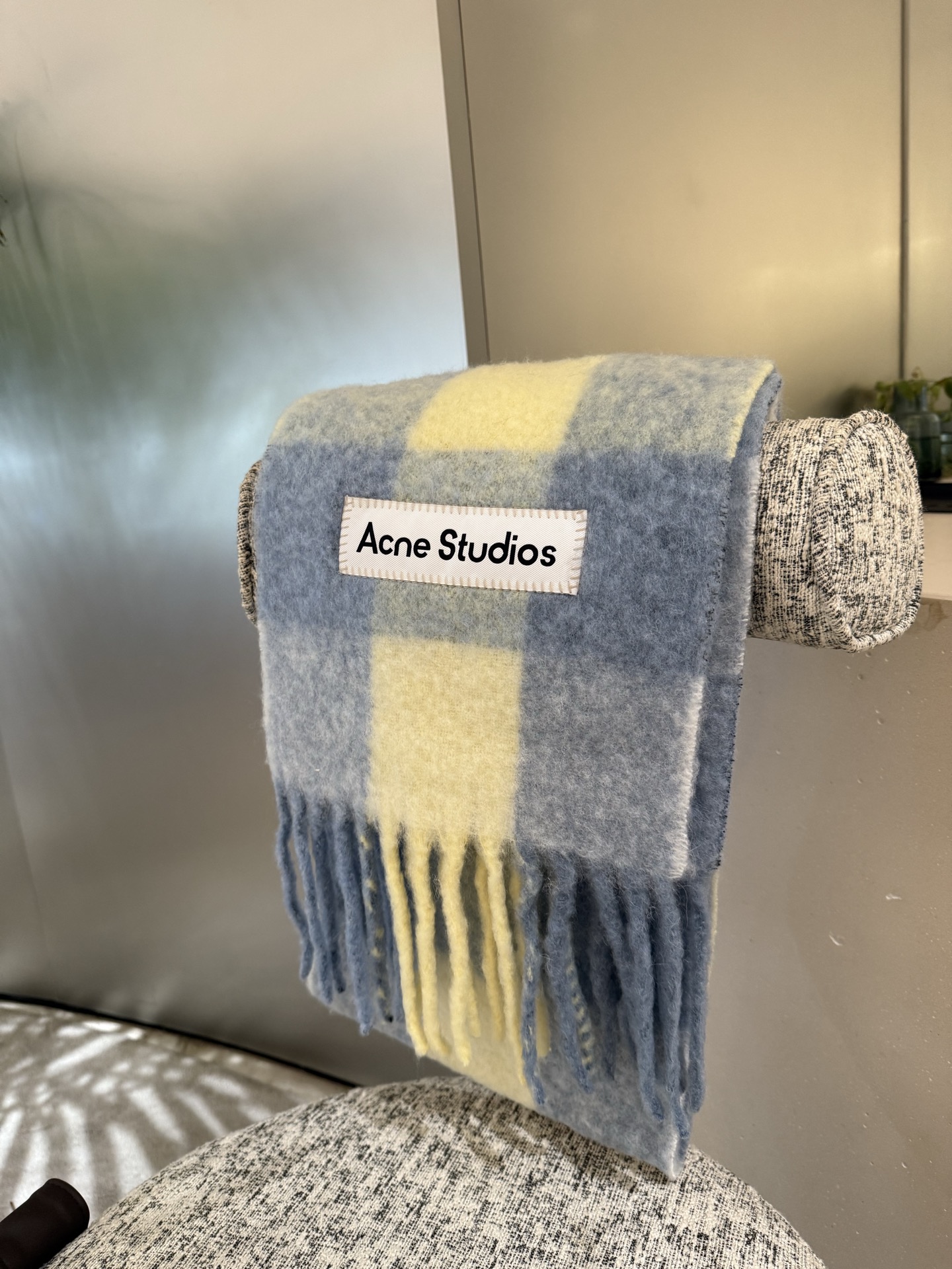 Acne Studios ACNE新款羊驼毛 马海毛彩虹围巾 斯德哥尔摩的温暖色彩 第一眼便爱上