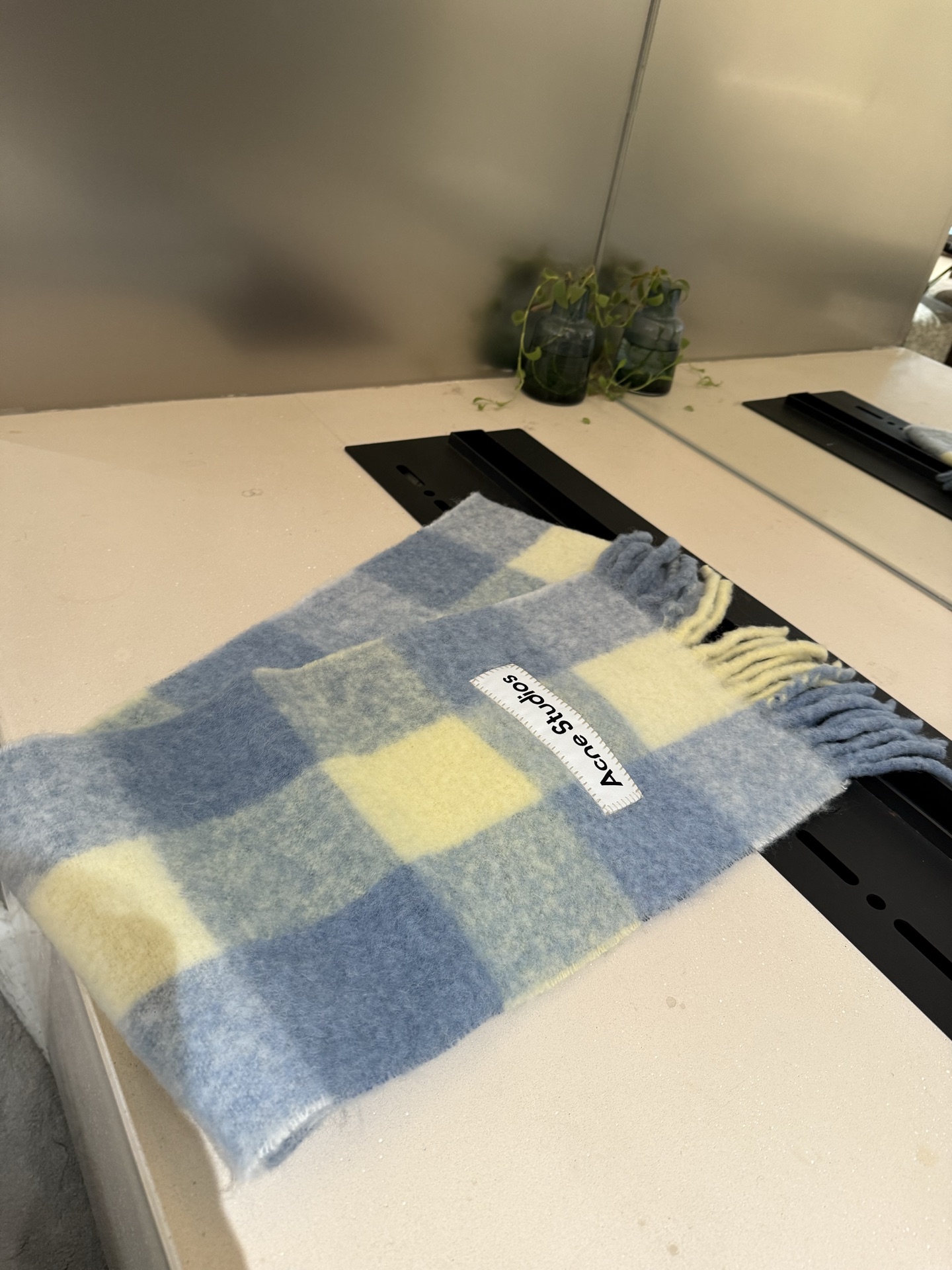 Acne Studios ACNE新款羊驼毛 马海毛彩虹围巾 斯德哥尔摩的温暖色彩 第一眼便爱上