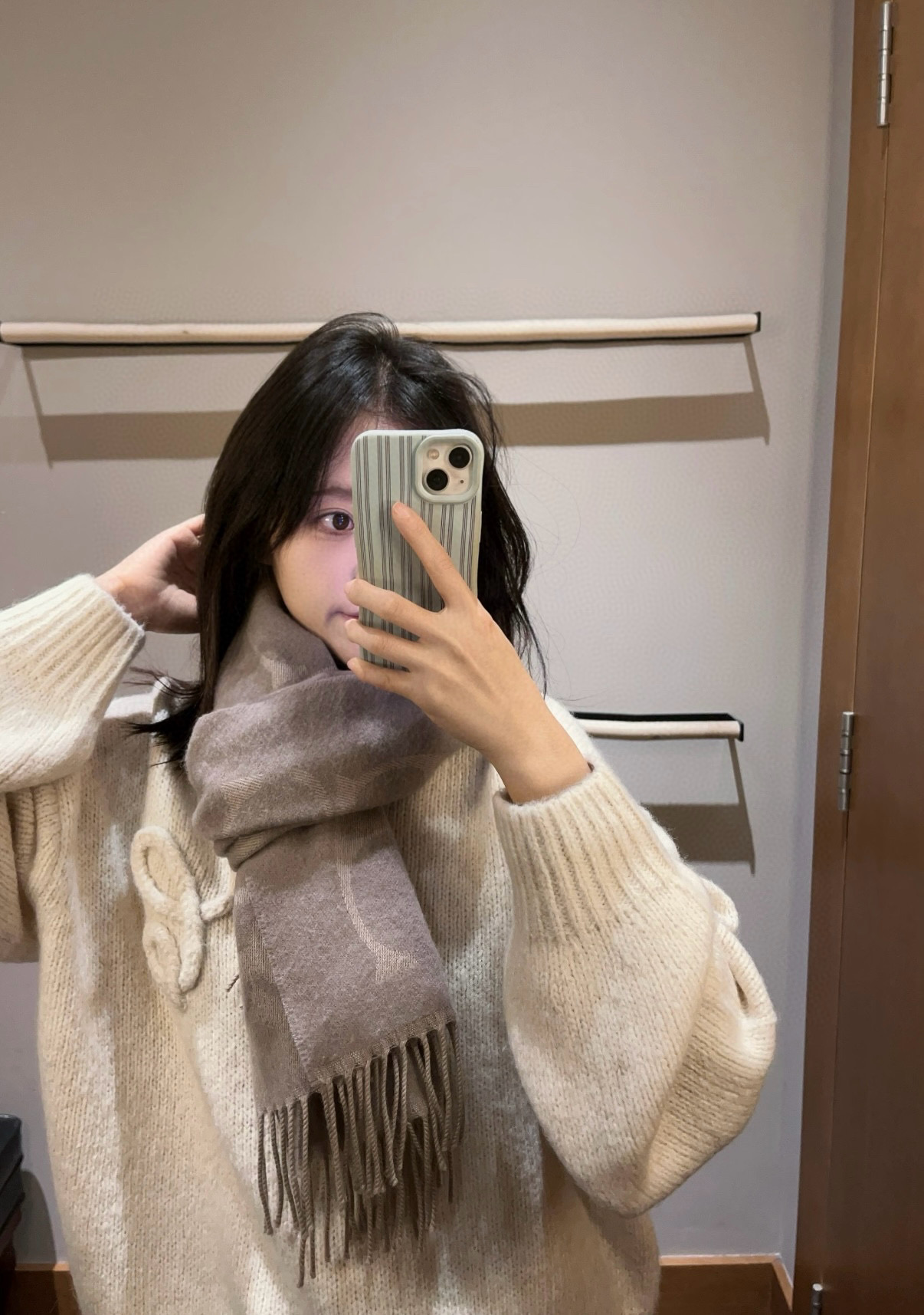 Coach 2025年新款到 Coach 三色披肩也太 了吧 不仅有颜值还有品质 97%羊毛+3%羊绒