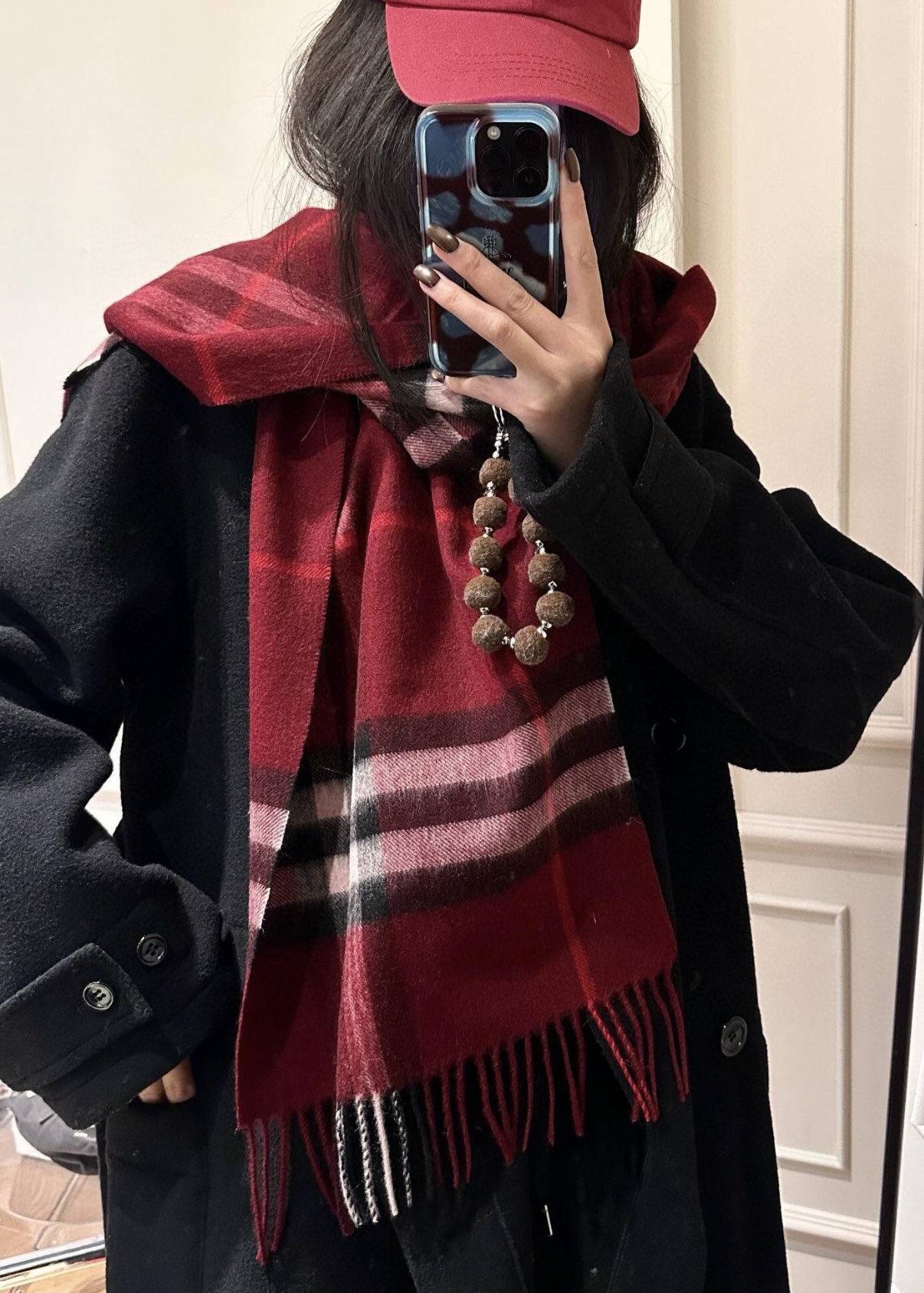 Burberry 对版新标蓝线王牌口碑burberry 羊绒格子围巾‼ 最新品相 目前 都换上了新标 中的