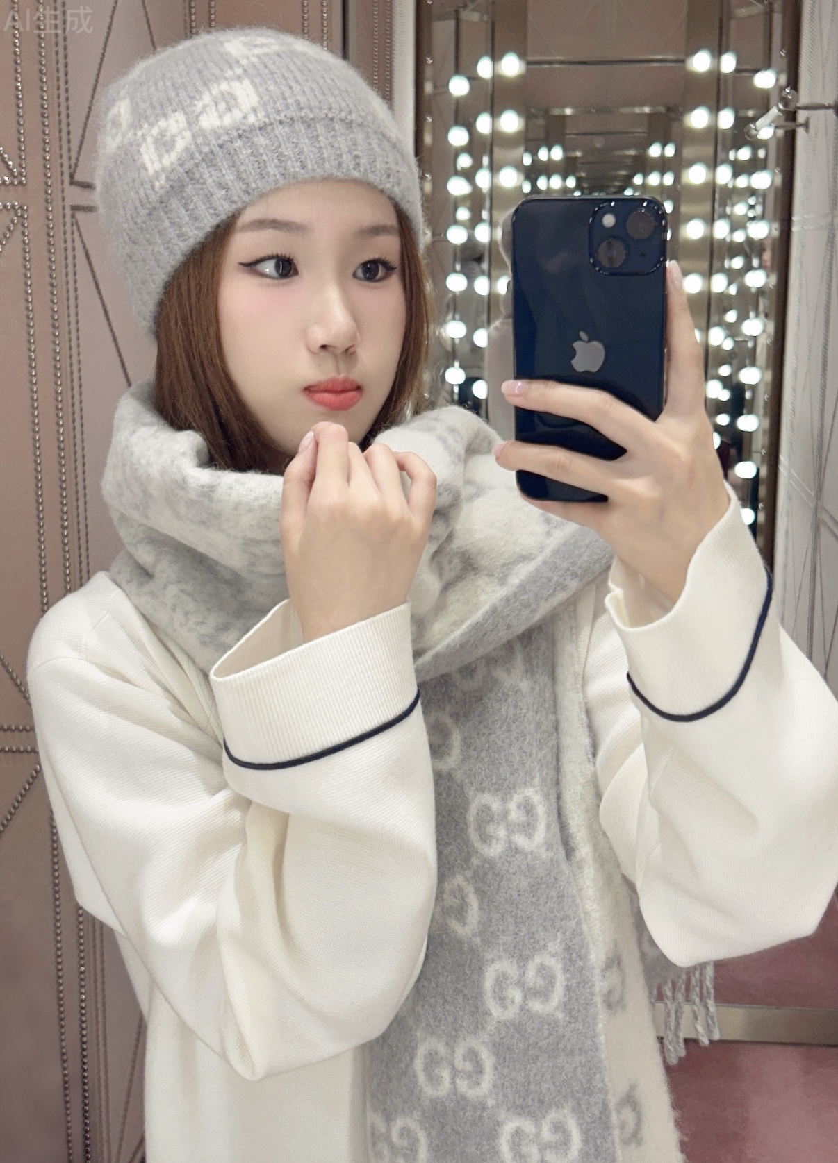 NO:619882,New color Gucci gradient scarf '2026 early spring series of women's soft accessories reinterprets the brand's iconic pattern. This scarf is made of alpaca blended fabric, ingeniously embellished with GG pattern. GG alpaca wool blended jacquard fabric tassel piping 200 cm (length) x 37 cm (width)' High version scarf, high version scarf, gucci19860909新色Gucci渐变色围巾＂2026早春系列女士软配饰焕新诠释品牌标志性图案.这款围巾以羊驼毛混纺面料打造,匠心缀饰GG图案. GG羊驼毛羊毛混纺提花面料 流苏滚边 200厘米（长）x37厘米（宽）＂ 高版本围巾,高版本围巾,gucci,scarf