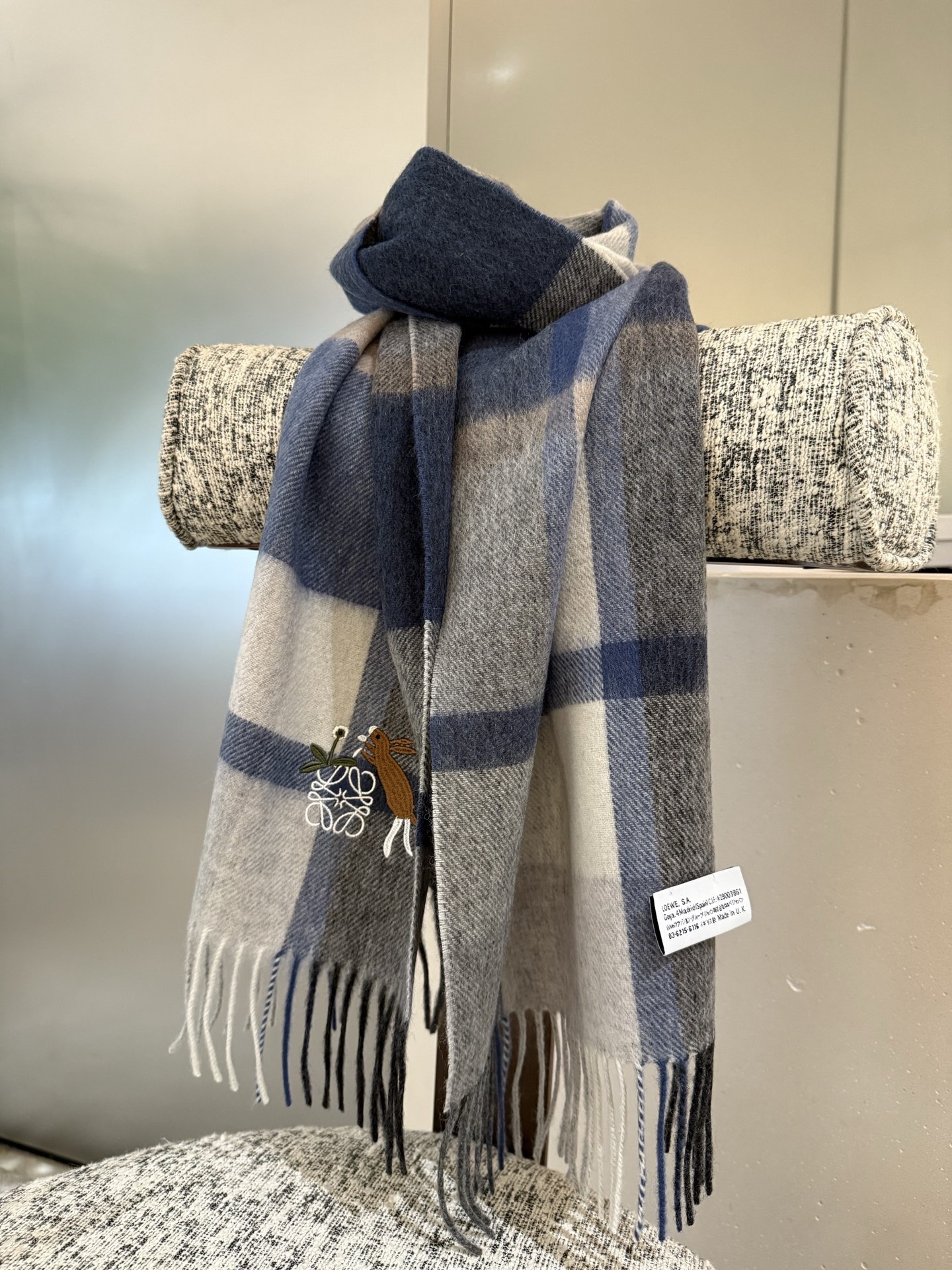 P罗意威【男女围巾】怒赞自留，难得的高端男款！家属福利！巴宝莉非常正的男士围巾~面料大爱，非常柔软细腻舒