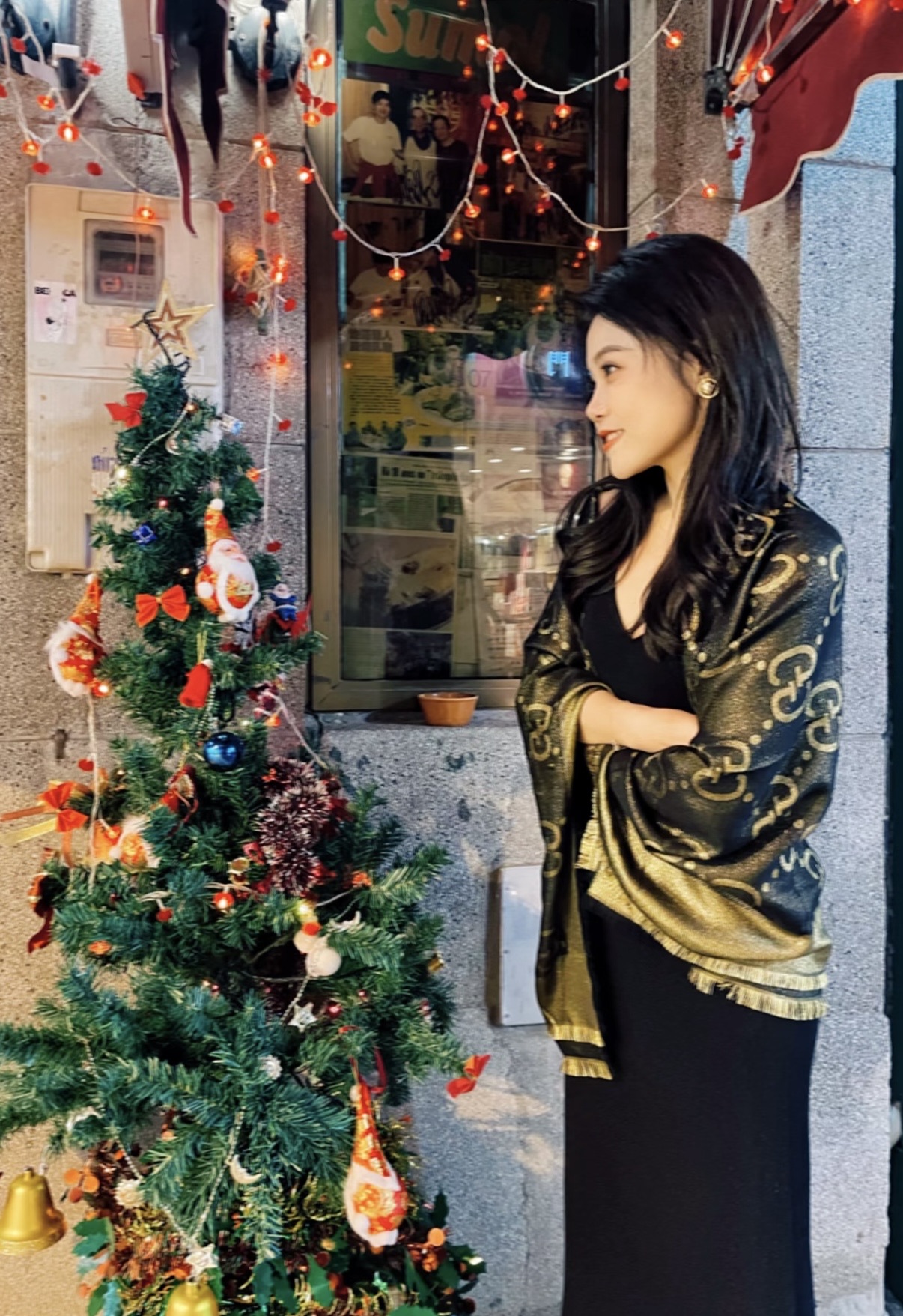 P【GG金线提花披肩140】方巾，璀璨至极，女神必备的，实物真的美得太闪耀了，品质极好‼️款式经典，大方