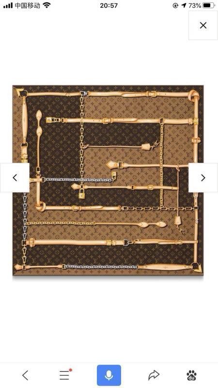 PLv…链条花。Lv2025在售款 90*90🍇🍇16姆米顶级真丝方巾……🍡2色现货……春秋季空调房必备