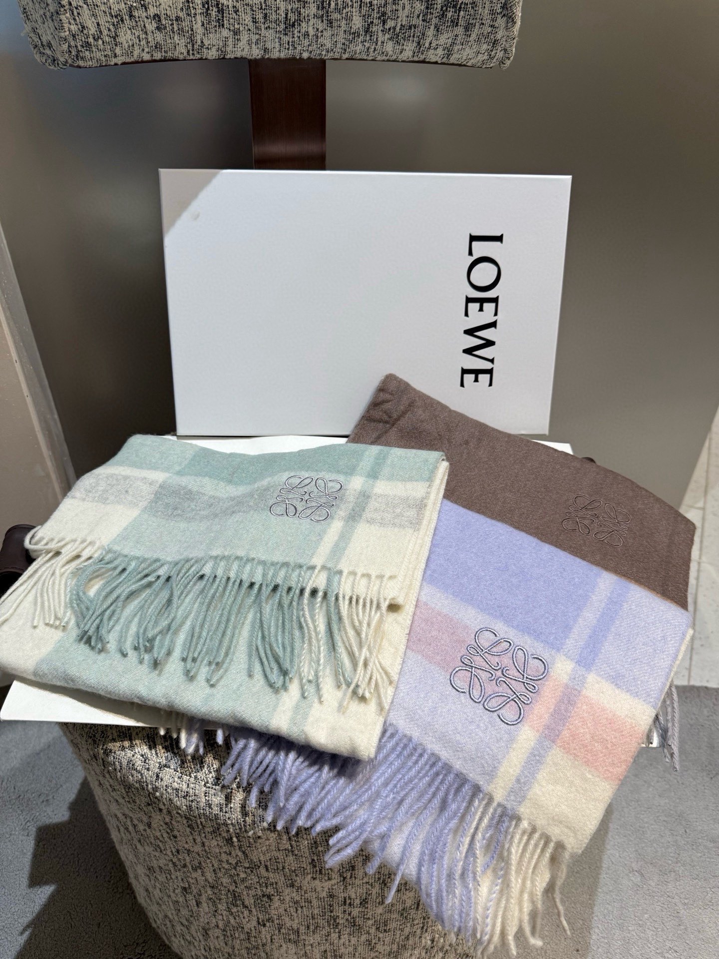 P罗意威【男女围巾】怒赞自留，难得的高端男款！家属福利！巴宝莉非常正的男士围巾~面料大爱，非常柔软细腻舒