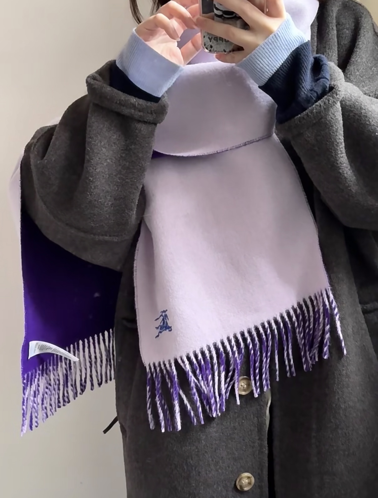 PBURBERRY 男女通用羊绒长巾✨好看的不行‼️羊绒款♨️高尖端产物⚠️绝对令人尖叫的品质👍英伦风格