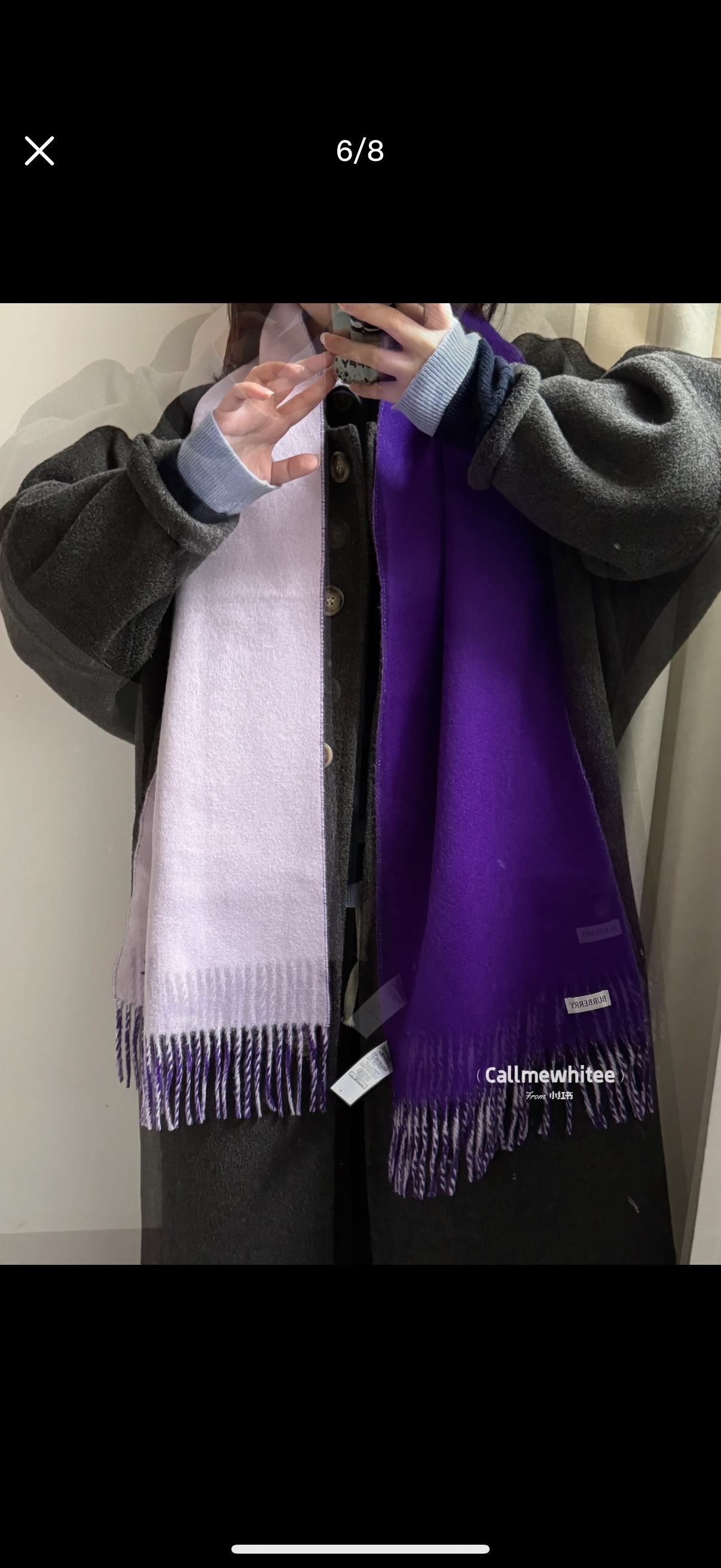 PBURBERRY 男女通用羊绒长巾✨好看的不行‼️羊绒款♨️高尖端产物⚠️绝对令人尖叫的品质👍英伦风格