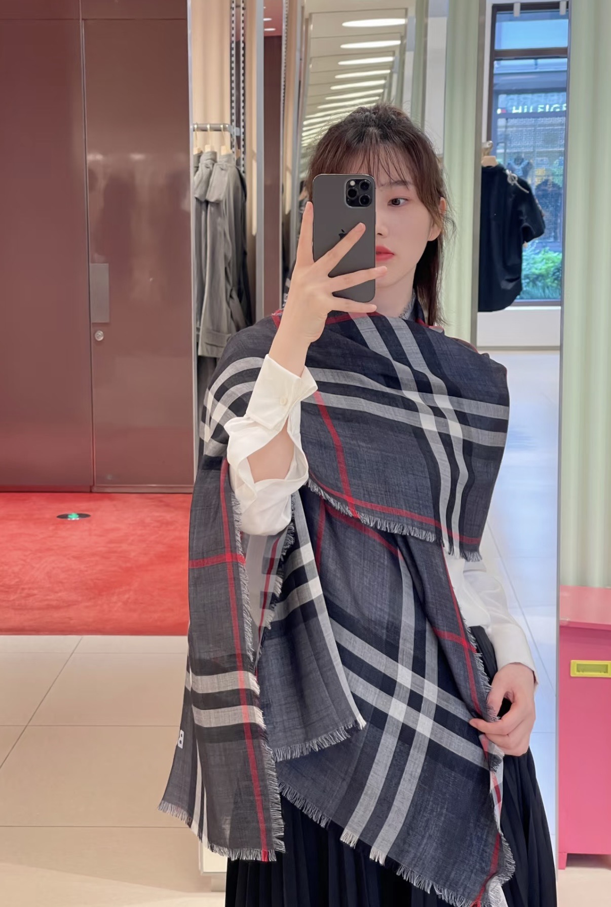 P高版本BURBERRY家经典格！2025年最值得入超值版，老友闭眼入！一条围巾两条的快乐！！！经典格，