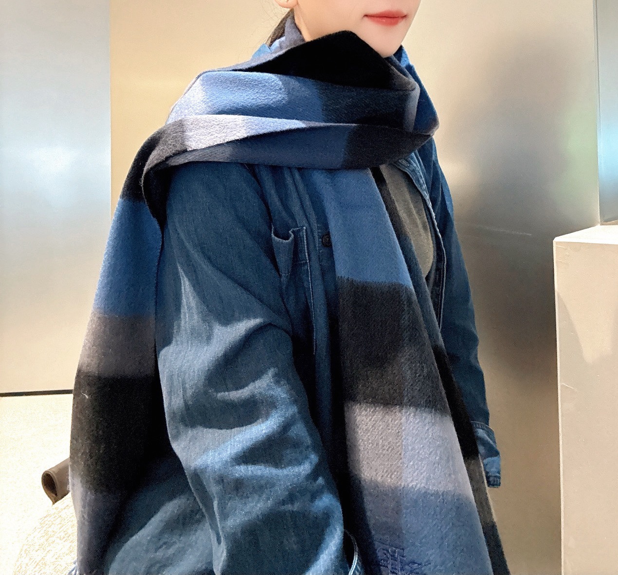 P巴宝莉【男女围巾】怒赞自留，难得的高端男款！家属福利！巴宝莉非常正的男士围巾~面料大爱，非常柔软细腻舒