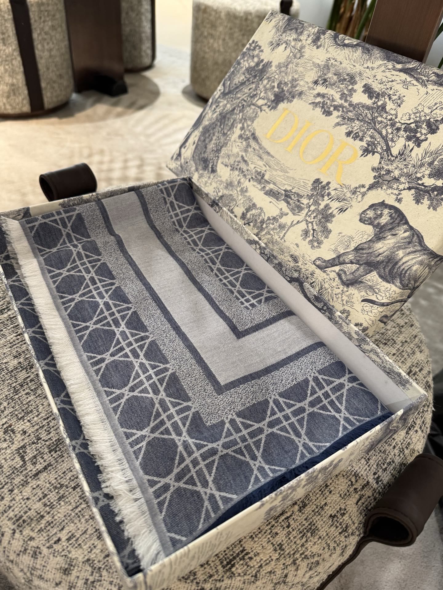 P高段位！是Dior的女人！经典藤格纹新演绎！！】实物有被惊艳到！！Dior今年25秋冬新出的Canna