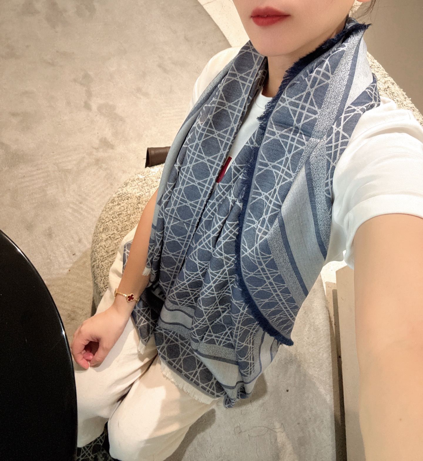 P高段位！是Dior的女人！经典藤格纹新演绎！！】实物有被惊艳到！！Dior今年25秋冬新出的Canna