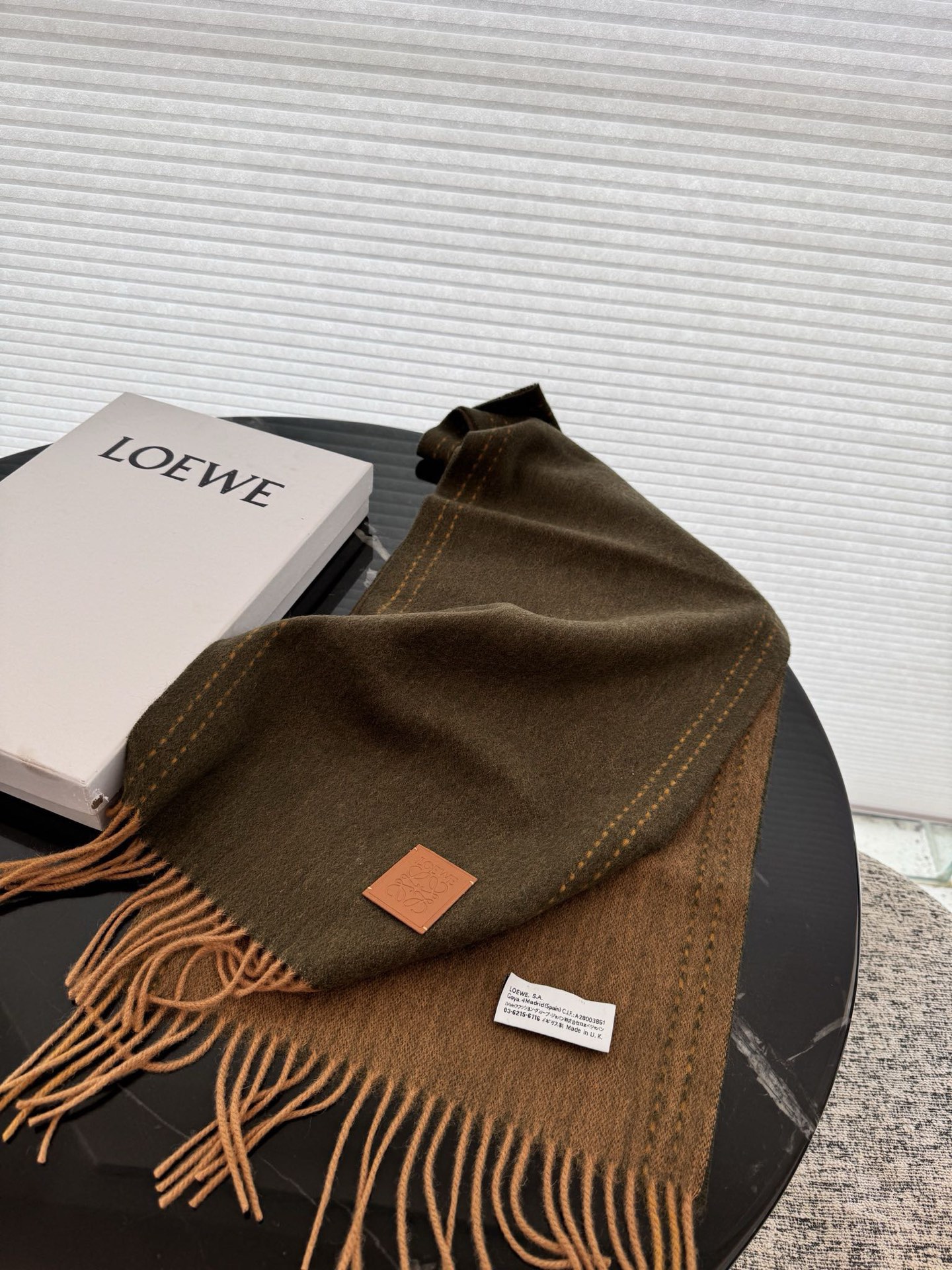 P罗意威♥️怒赞自留，难得的高端男款！家属福利！巴宝莉非常正的男士围巾~面料大爱，非常柔软细腻舒服，轻度