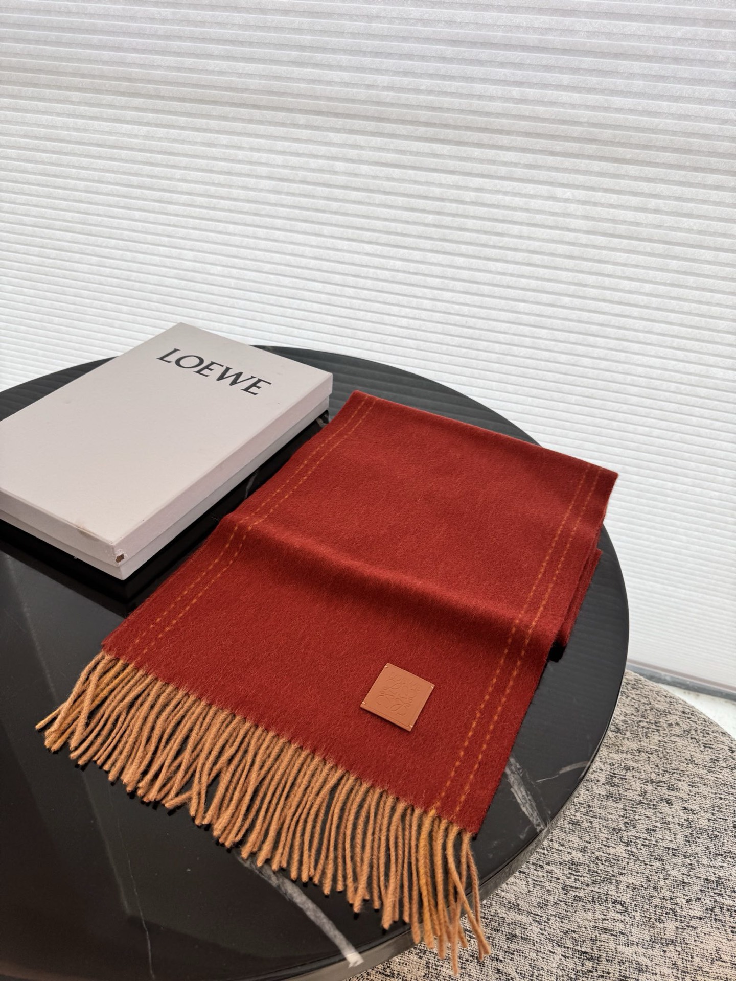 P罗意威♥️怒赞自留，难得的高端男款！家属福利！巴宝莉非常正的男士围巾~面料大爱，非常柔软细腻舒服，轻度